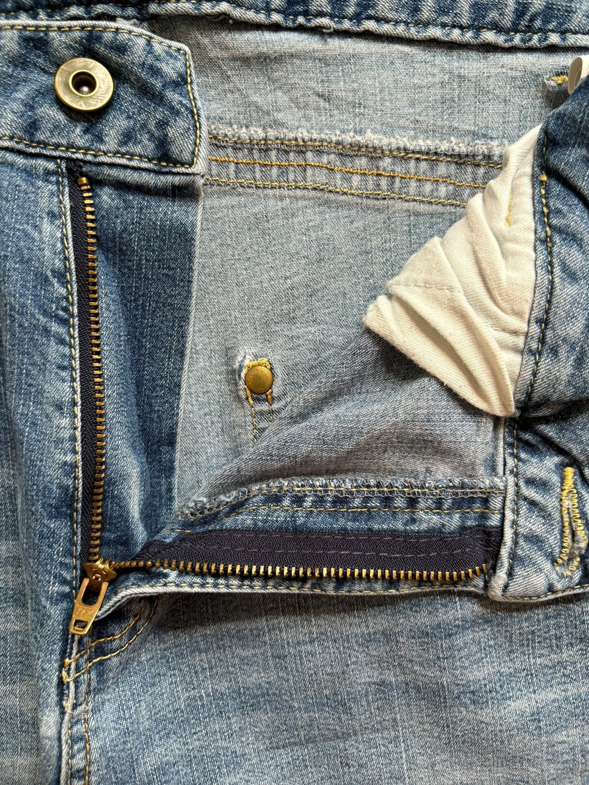 Japanese Brand SALES🔥Vintage Japanese Brand Mud Wash Bootcut Flare Jeans Size US 33 - 10 Thumbnail