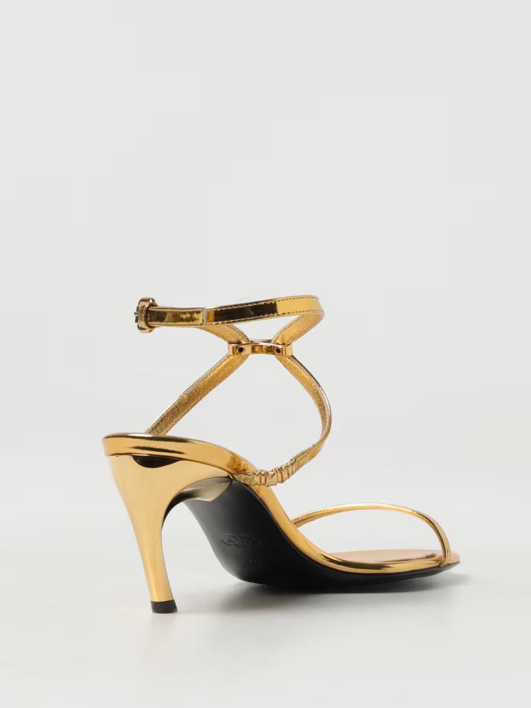 Alexander McQueen o1y0225 Sandals in Gold Size US 9 / IT 39 - 3 Thumbnail