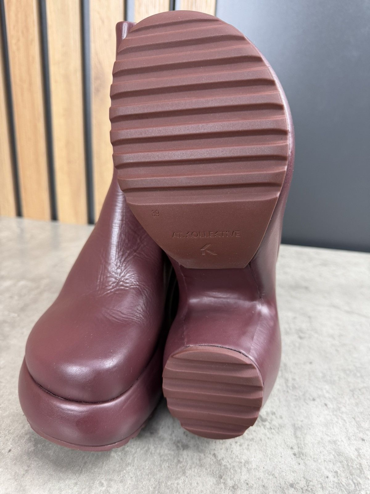 Japanese Brand at.kollektive Natacha Ramsay-Levi Platform Ankle Boots Size US 9 / IT 39 - 10 Thumbnail