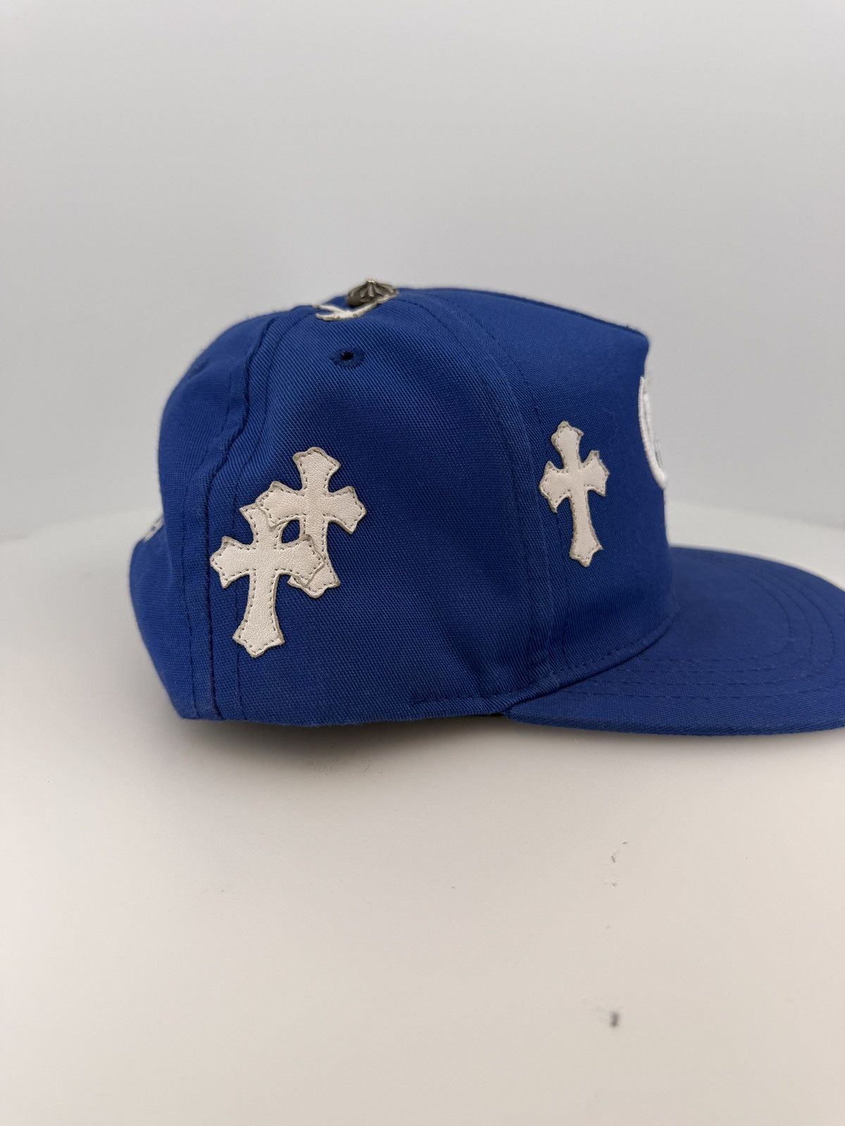 Chrome Hearts Chrome Hearts Cross Patch Hat Blue/White Size ONE SIZE - 2 Thumbnail