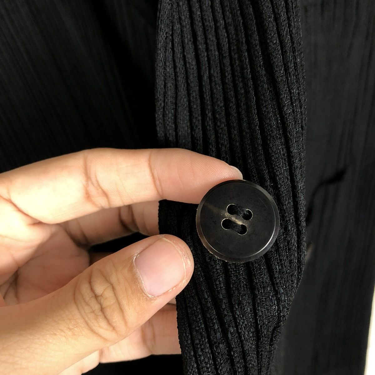 Issey Miyake 🔥VINTAGE BUTTON JACKET ISSEY MIYAKE PLEATED DESIGN Size US M / EU 48-50 / 2 - 18 Thumbnail