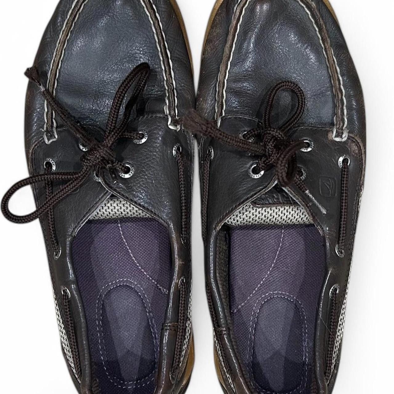Sperry Sperry Men's Brown and Black Boat-sho Size US 8 / EU 41 - 1 Thumbnail