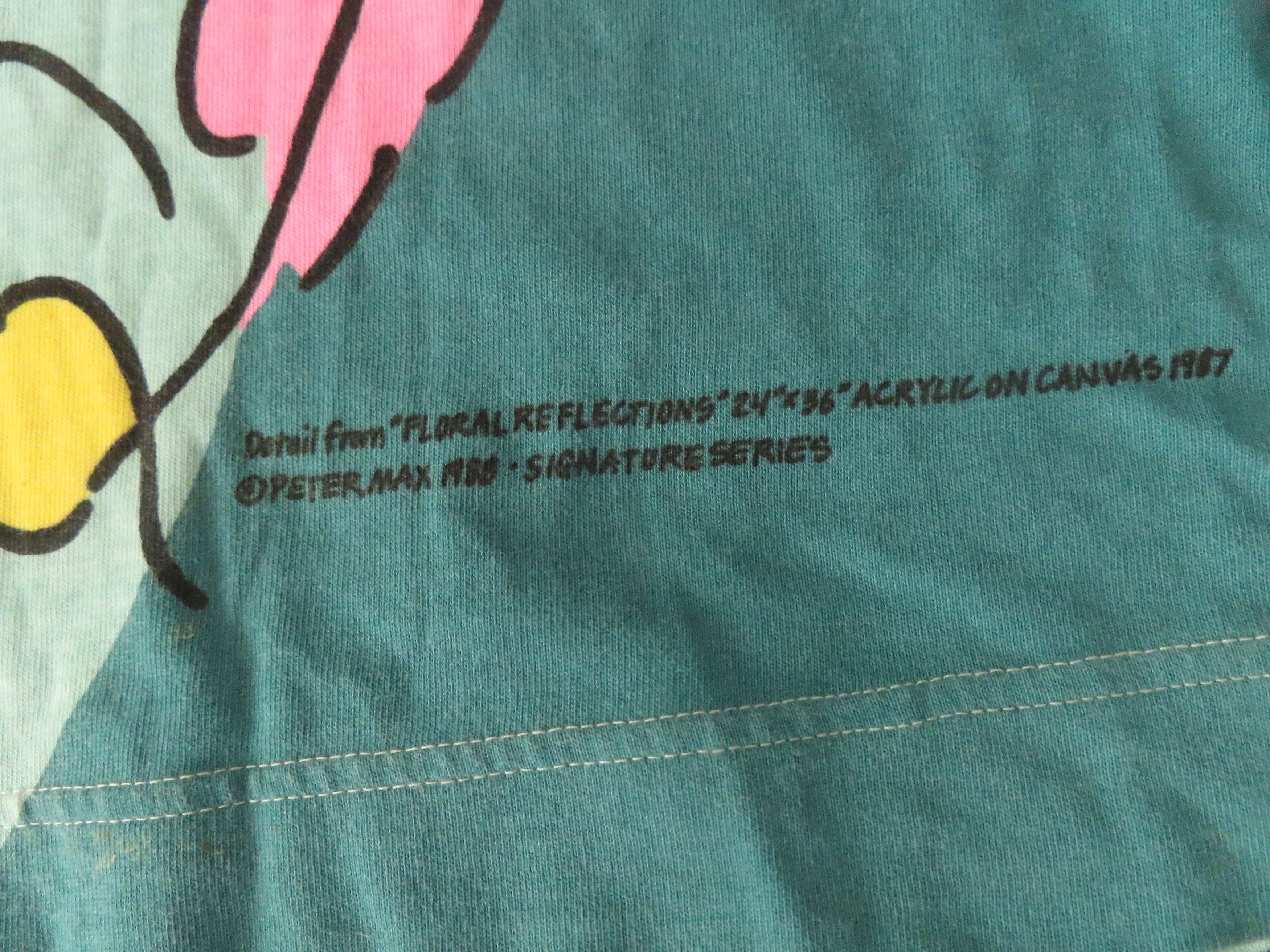 Vintage Vintage Peter Max Neo 3/4 Sleeve Shirt 1987 NeoMax Women's Size S / US 4 / IT 40 - 4 Thumbnail