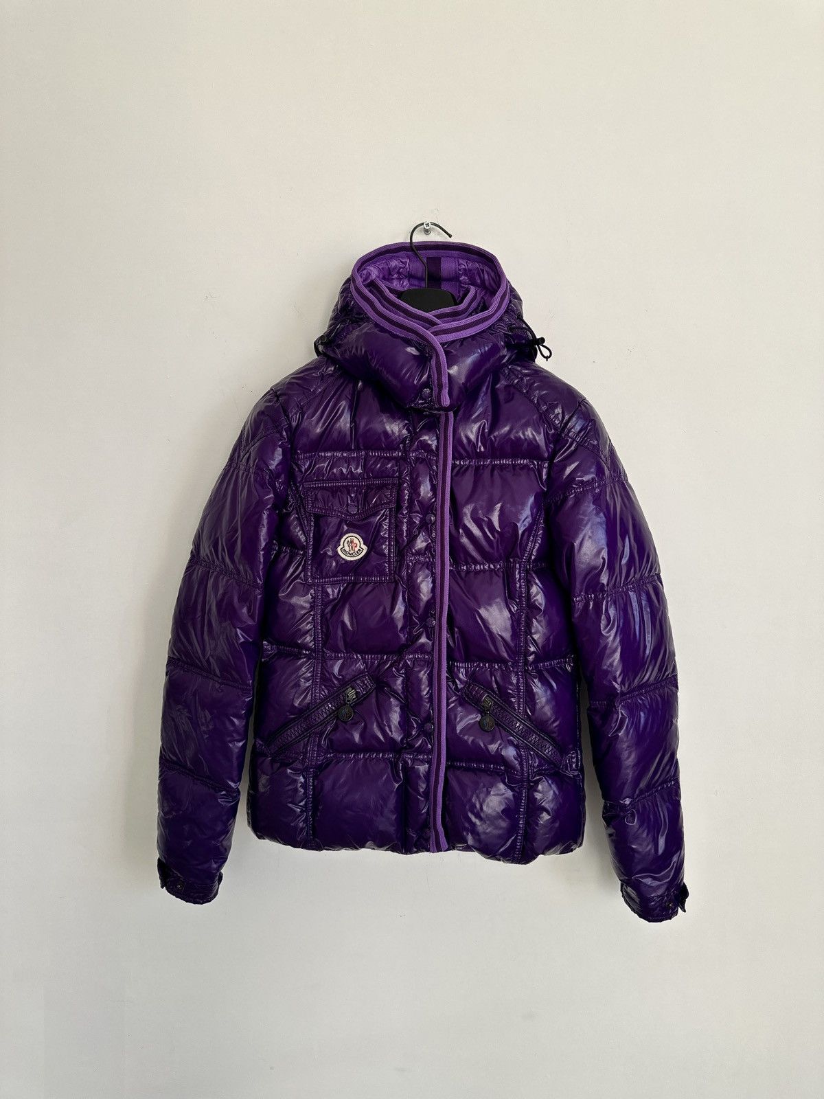 image of Moncler Quincy Purple Jacket, Women's (Size Medium)