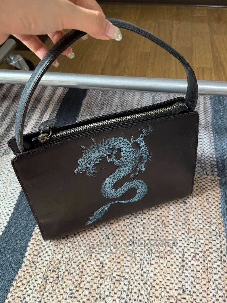 Jean Paul Gaultier Jean Paul Gaultier Blue Dragon Underarm Bag. Size ONE SIZE - 2 Thumbnail