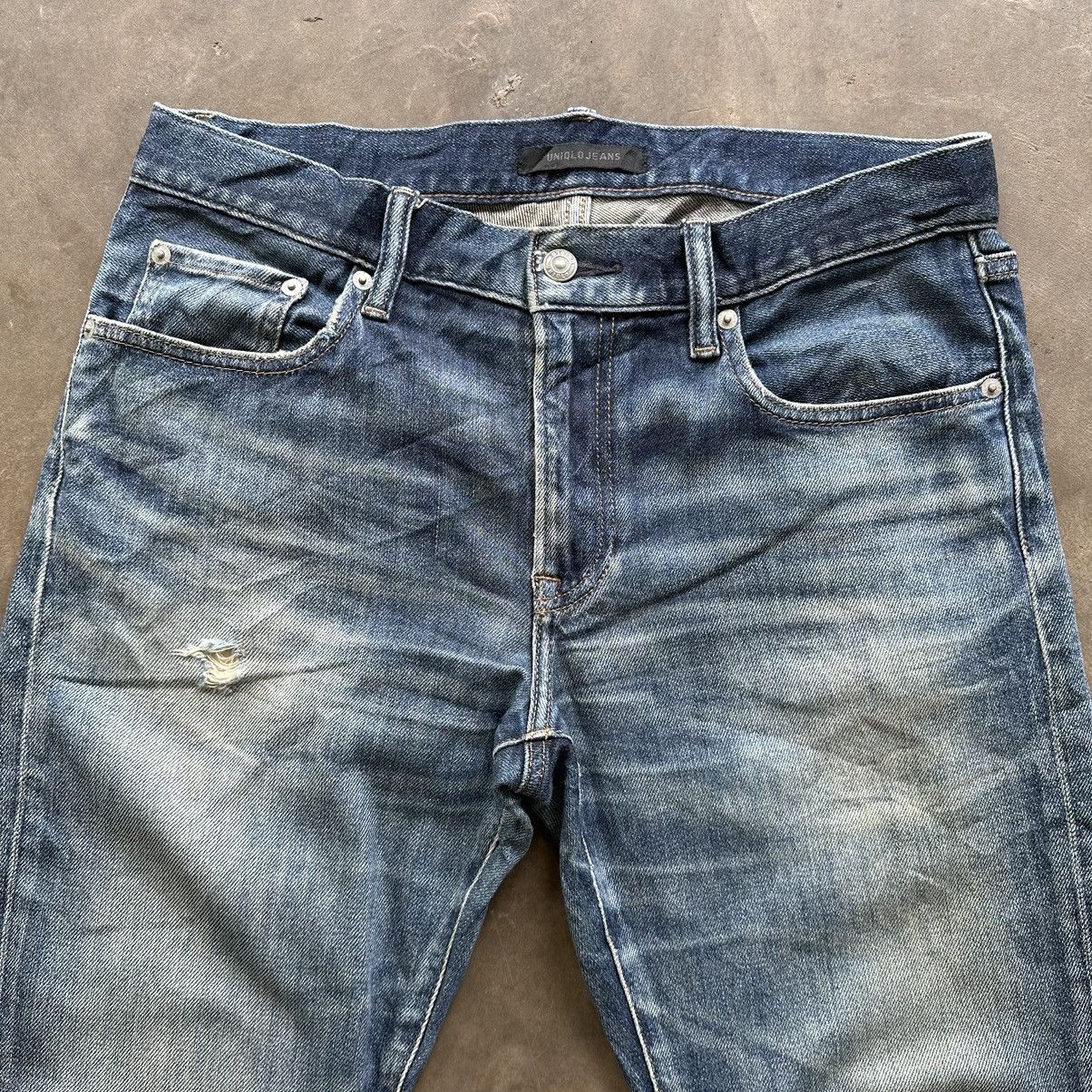 Japanese Brand W33 🔥 Vintage Japanese Distressed Denim Jean Pant Size US 33 - 3 Thumbnail