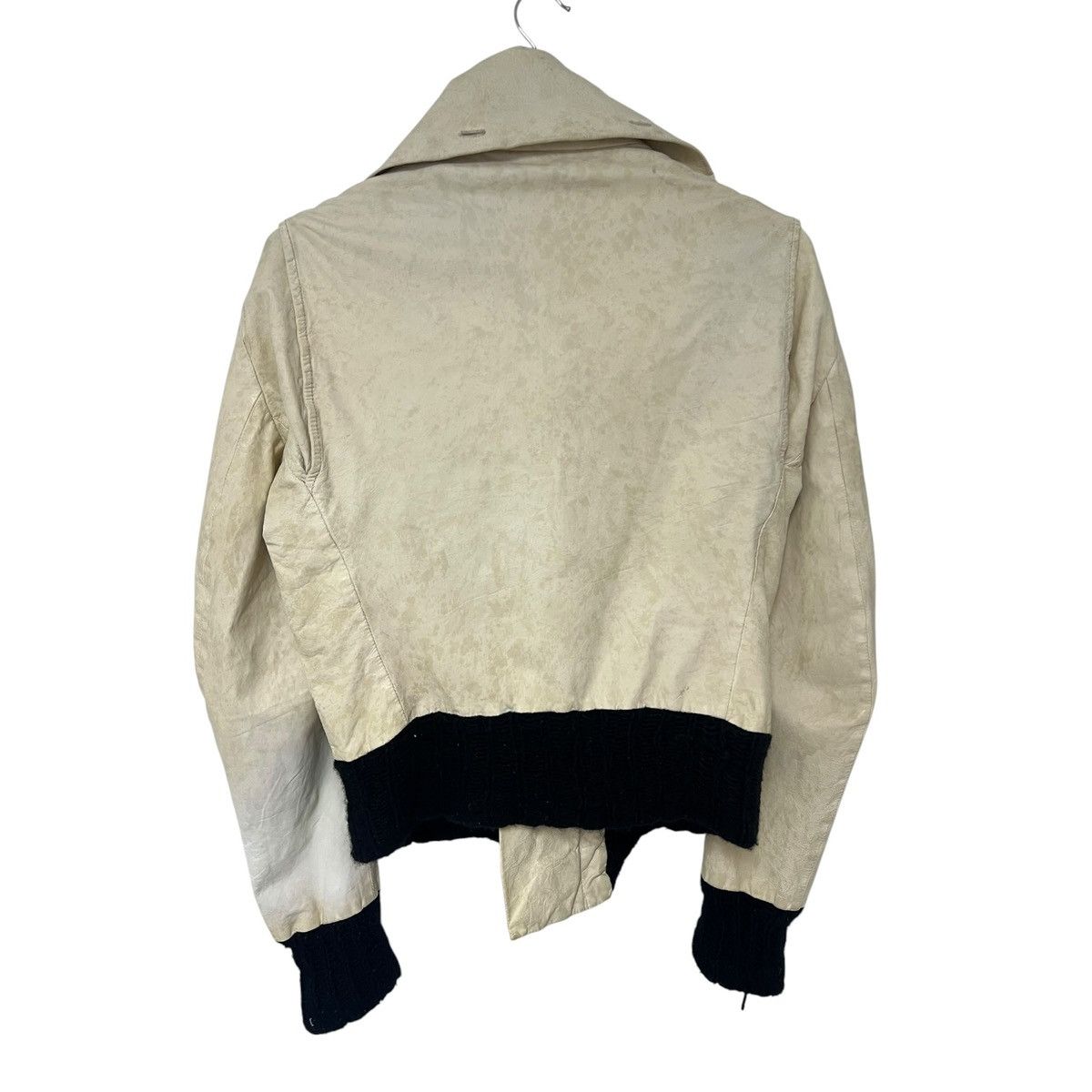 Ann Demeulemeester Ann d sample leather jacket Size US M / EU 48-50 / 2 - 2 Thumbnail