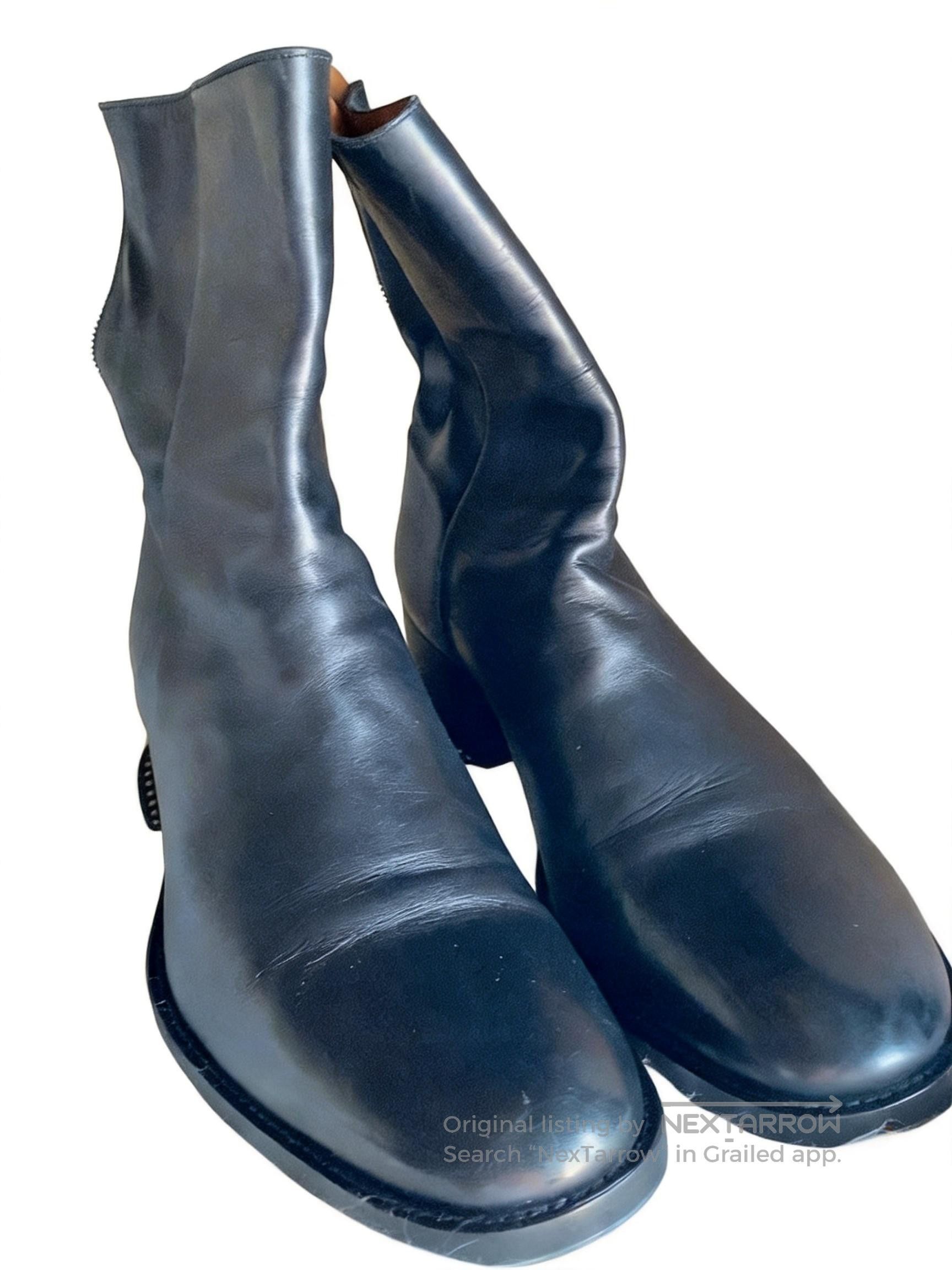Givenchy Givenchy Black Sheepskin Men's Boots. Size US 9 / EU 42 - 1 Thumbnail