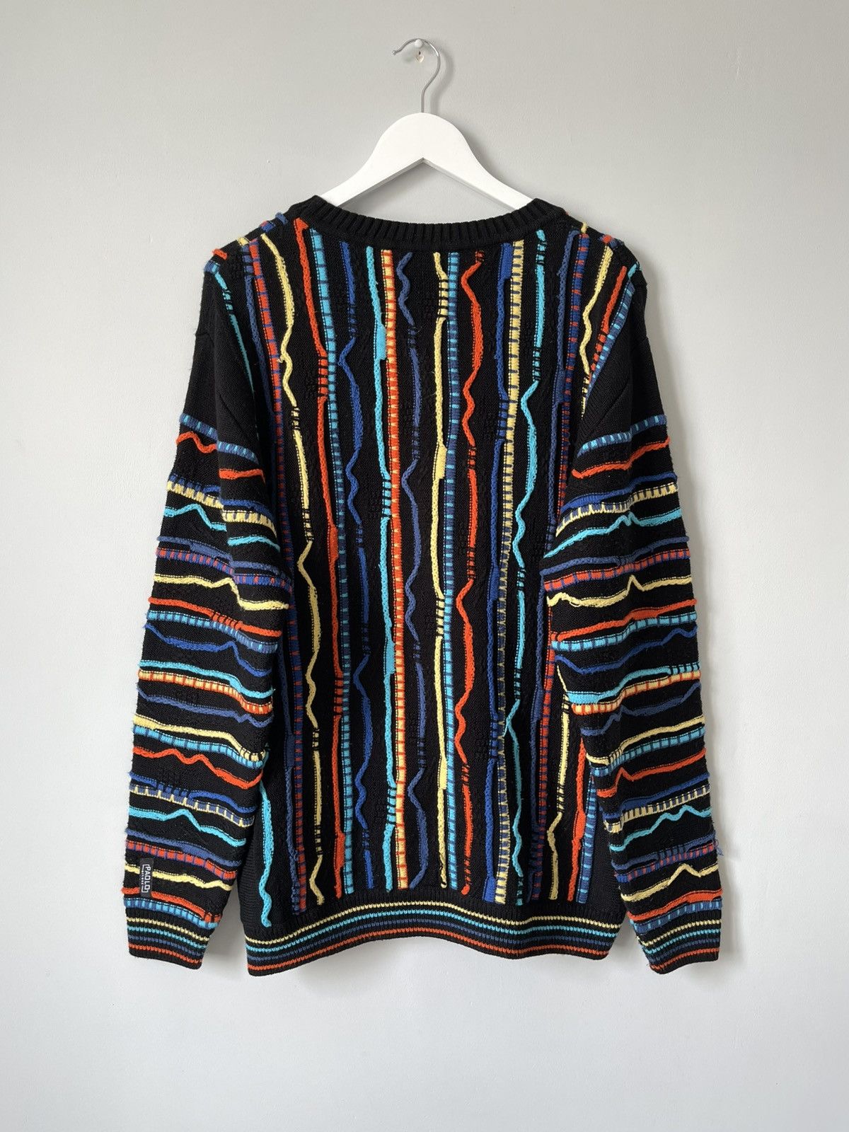 Vintage Vintage 90's Coogi Style Archive Rare 3D Knit Sweater Size US XL / EU 56 / 4 - 8 Thumbnail