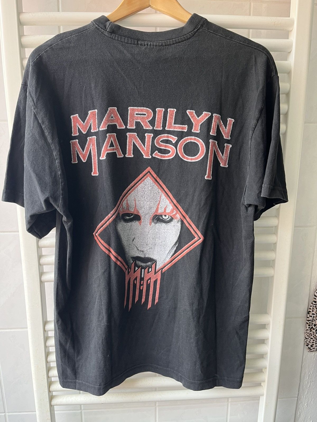 Band Tees vintage marilyn manson skulls shirt Size US XL / EU 56 / 4 - 2 Thumbnail