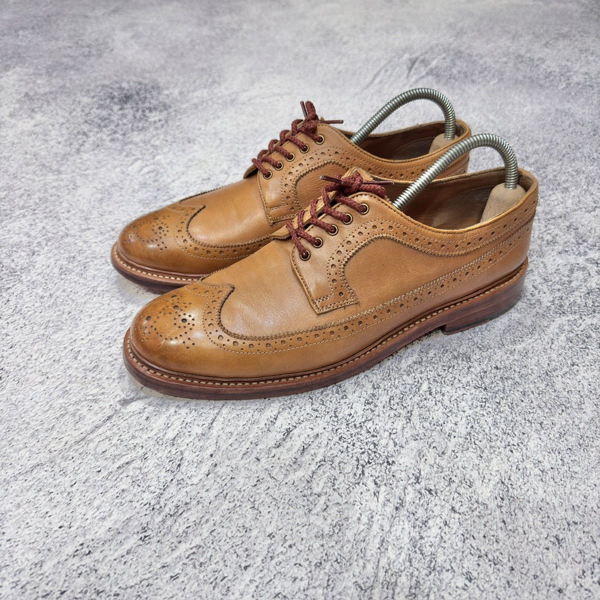 Other John White Tan Brown Welted Brogues US11.5 UK11 EU46 29.5cm Size US 11.5 / EU 44-45 - 1 Thumbnail