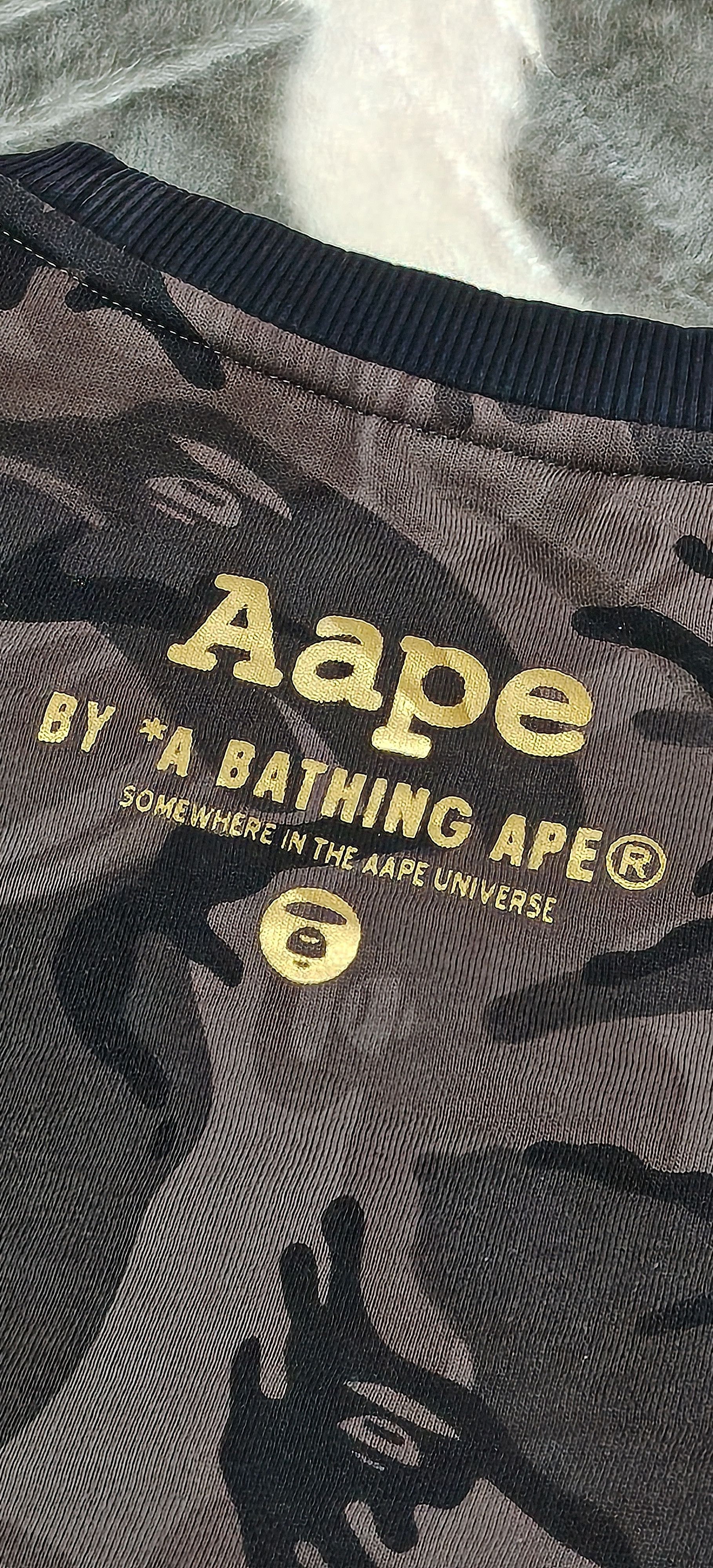Aape AAPE By A Bathing Ape 2018 CNY Universe Camo Sweatshirt Size US XL / EU 56 / 4 - 10 Thumbnail