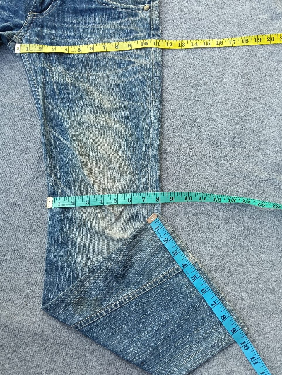 Edwin EDWIN Blue Trip Faded Wash Flare Bootcut Denim Jeans. Size US 32 / EU 48 - 5 Thumbnail