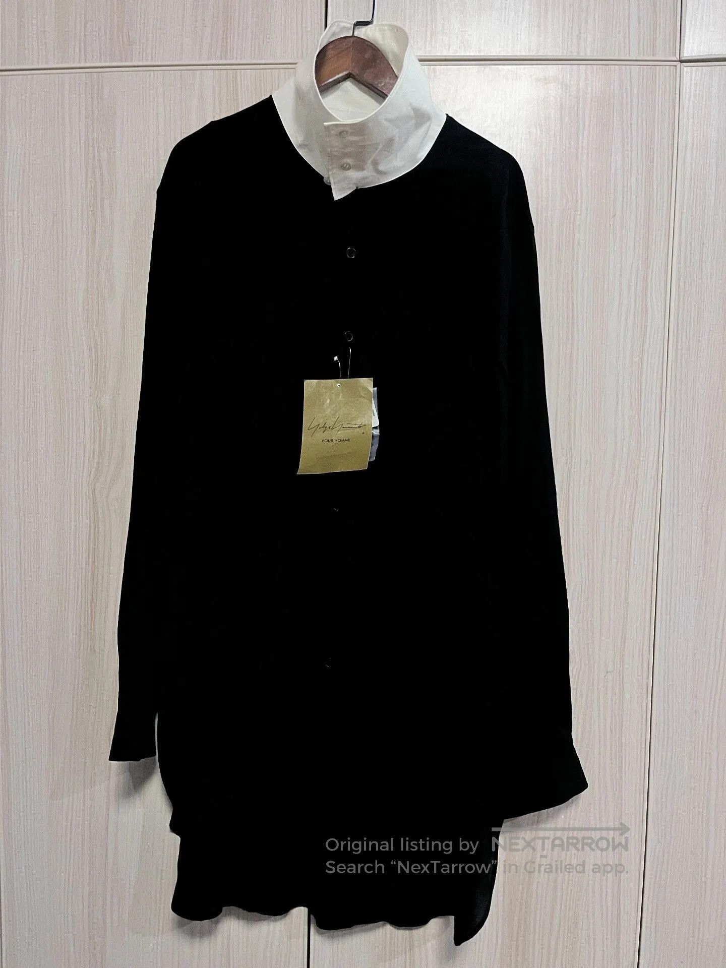 Yohji Yamamoto Yohji Yamamoto Classic Collar Blouse. Size L / US 10 / IT 46 - 1 Thumbnail