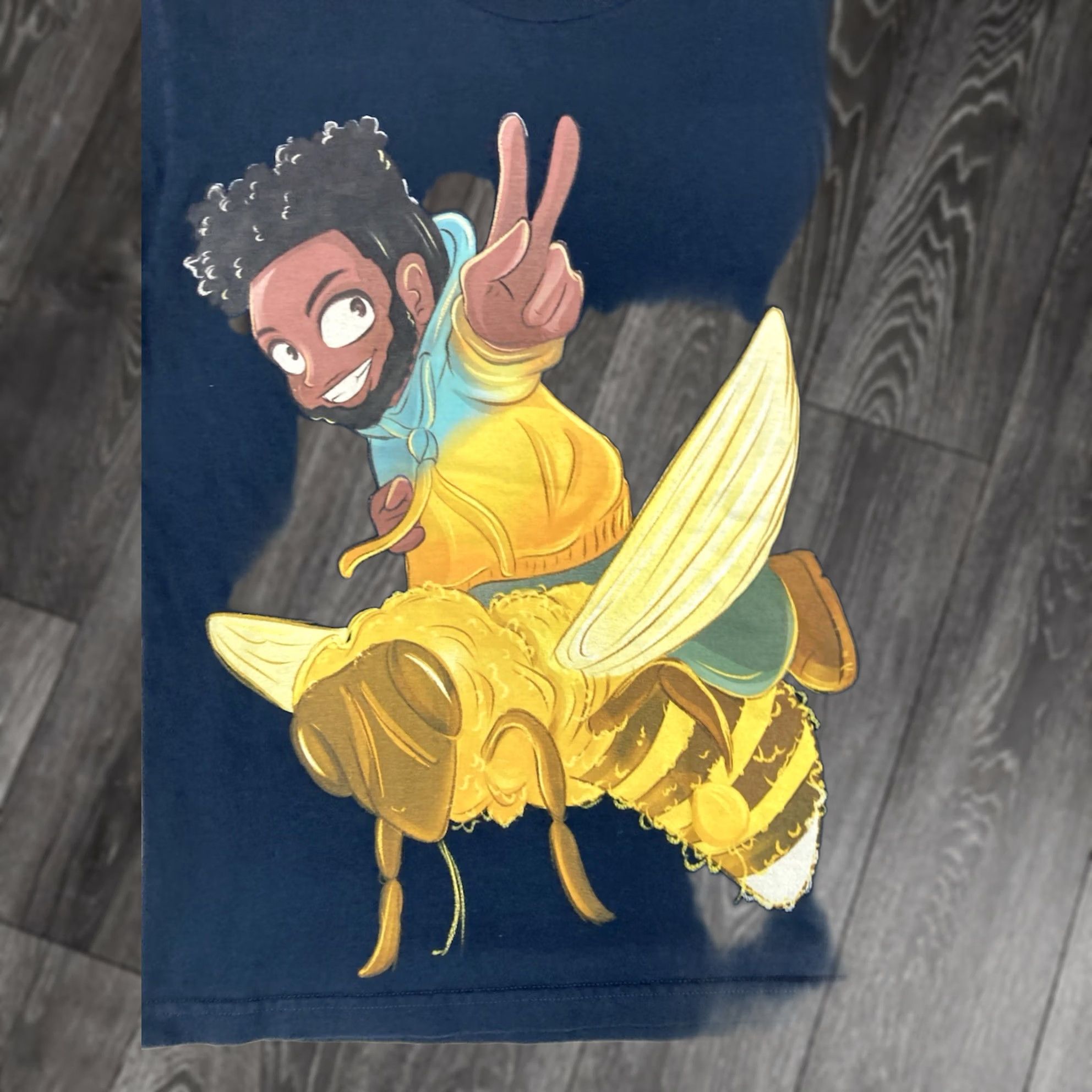ESPIRIT Khalid Free Spirit Tour 2019 Graphic T-shirt Women Small Blue Long Sleeve Music Shirt Size S / US 4 / IT 40 - 1 Thumbnail