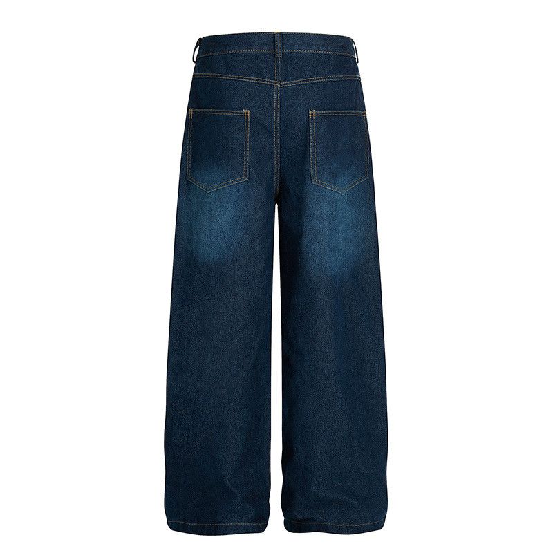 Jean American Vintage Washed & Distressed Straight-Leg Jeans Size US 32 / EU 48 - 2 Thumbnail