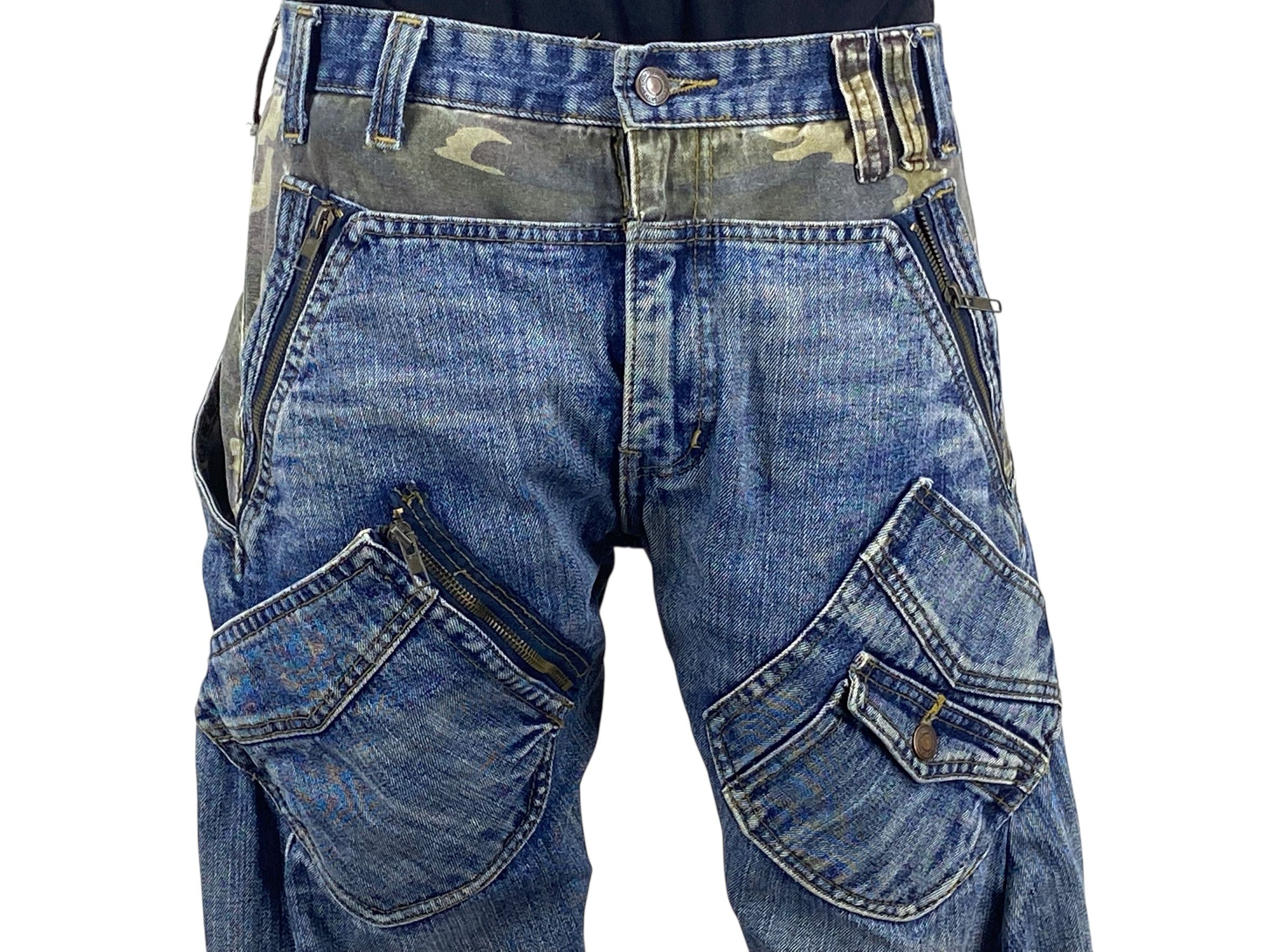 Japanese Brand BreathMINt Double-Waist Denim Jeans (Japanese Brand) Size US 31 - 3 Thumbnail