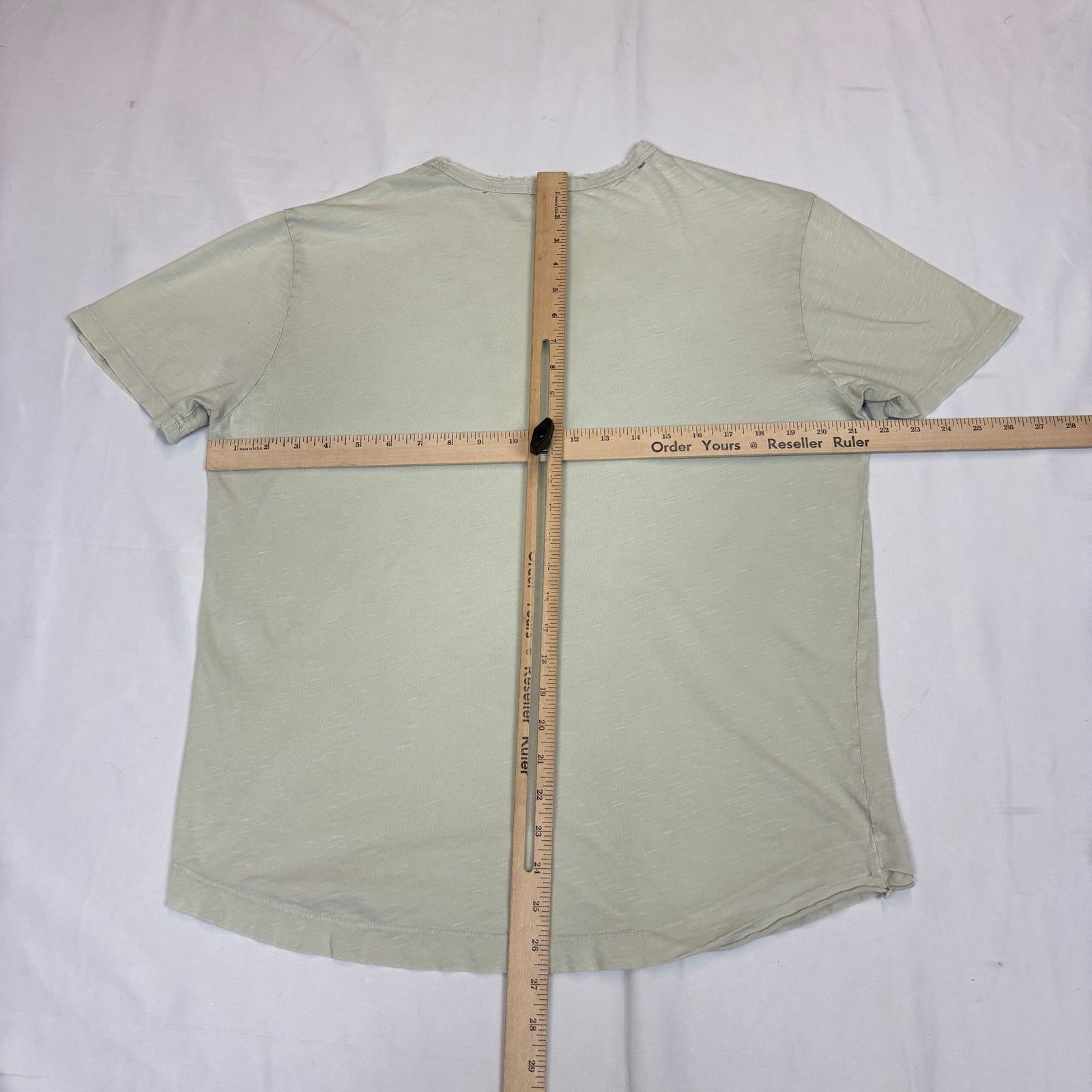 Buck Mason Buck Mason Slub Curved Hem Distressed T Shirt Men's M Size US M / EU 48-50 / 2 - 3 Thumbnail