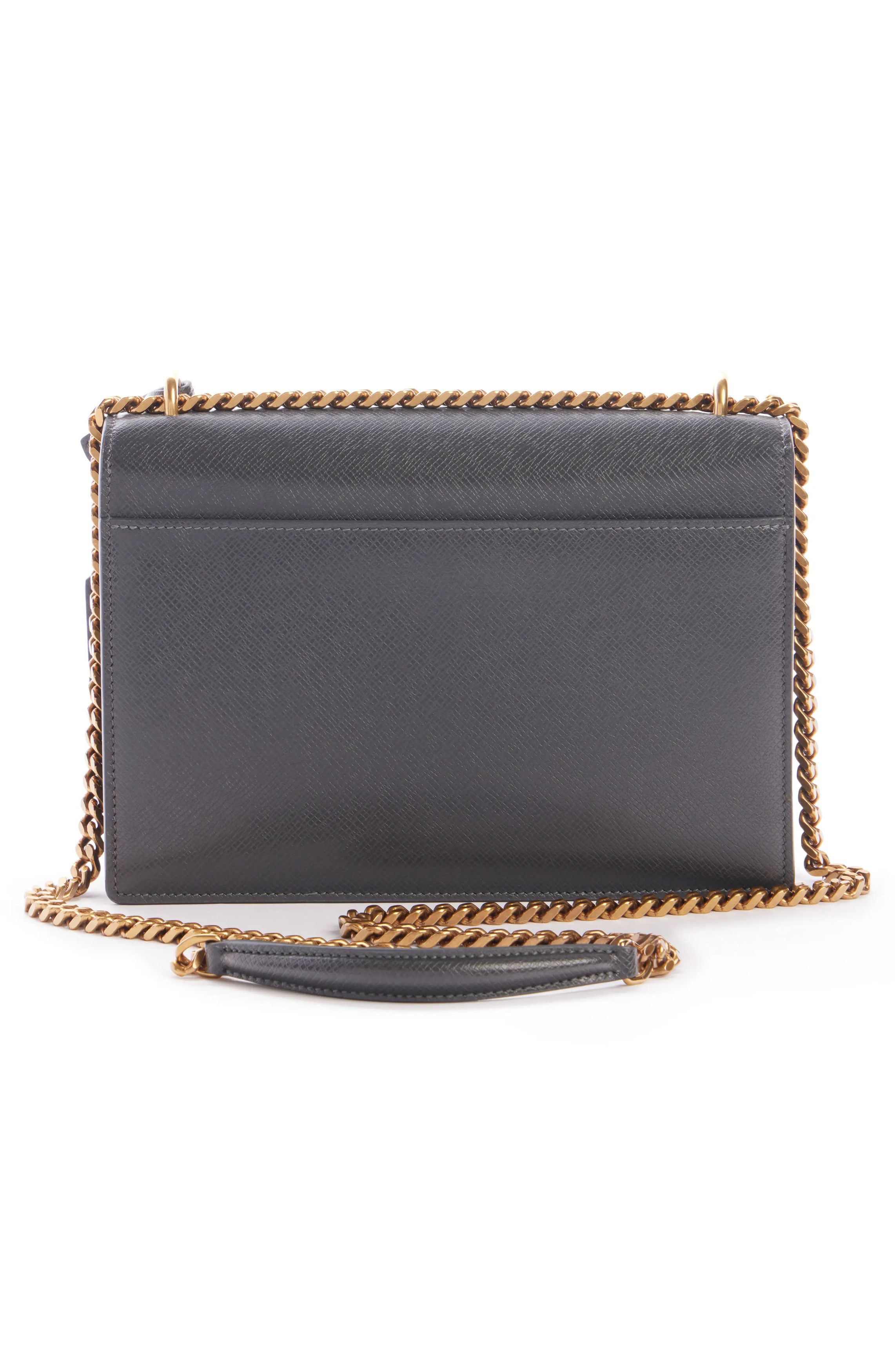 Saint Laurent Paris o1b1hav111024 Size: OS / Medium Shoulder Bag in Black & Gold Size ONE SIZE - 3 Thumbnail
