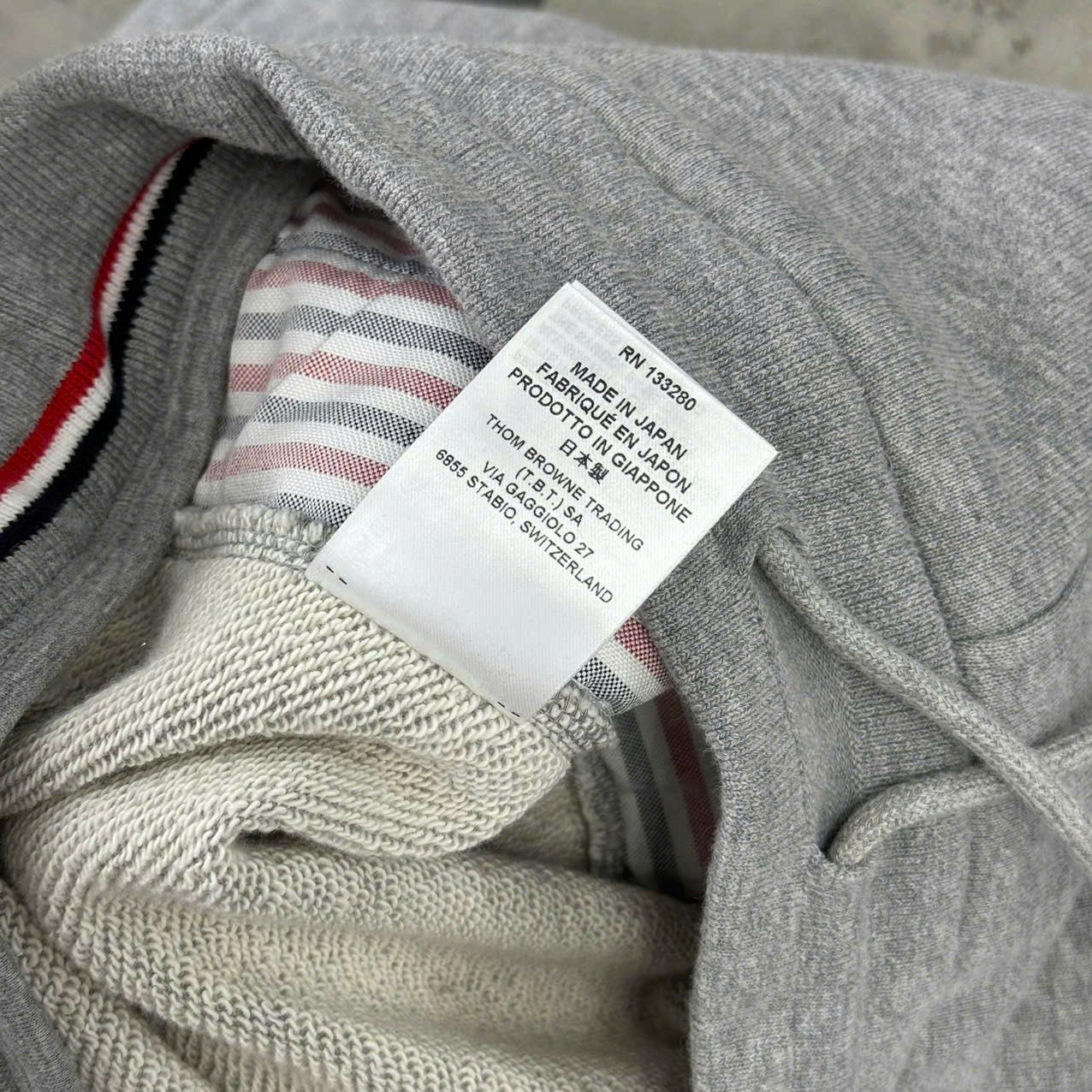 Thom Browne THOM BROWNE Bermuda Shorts In Grey Melange Cotton Size US 33 - 9 Thumbnail