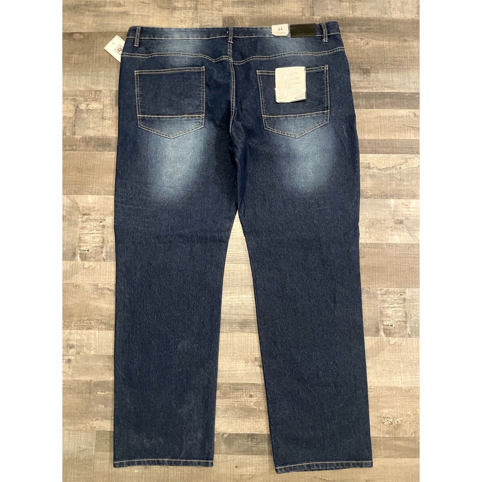 Southpole Southpole Jeans Mens Size 44 Blue Stretch Active Flex 44x33 Dark Denim Zip Regular Straight Inseam 33in Men Fade F251 Size US 30 / EU 46 - 6 Thumbnail
