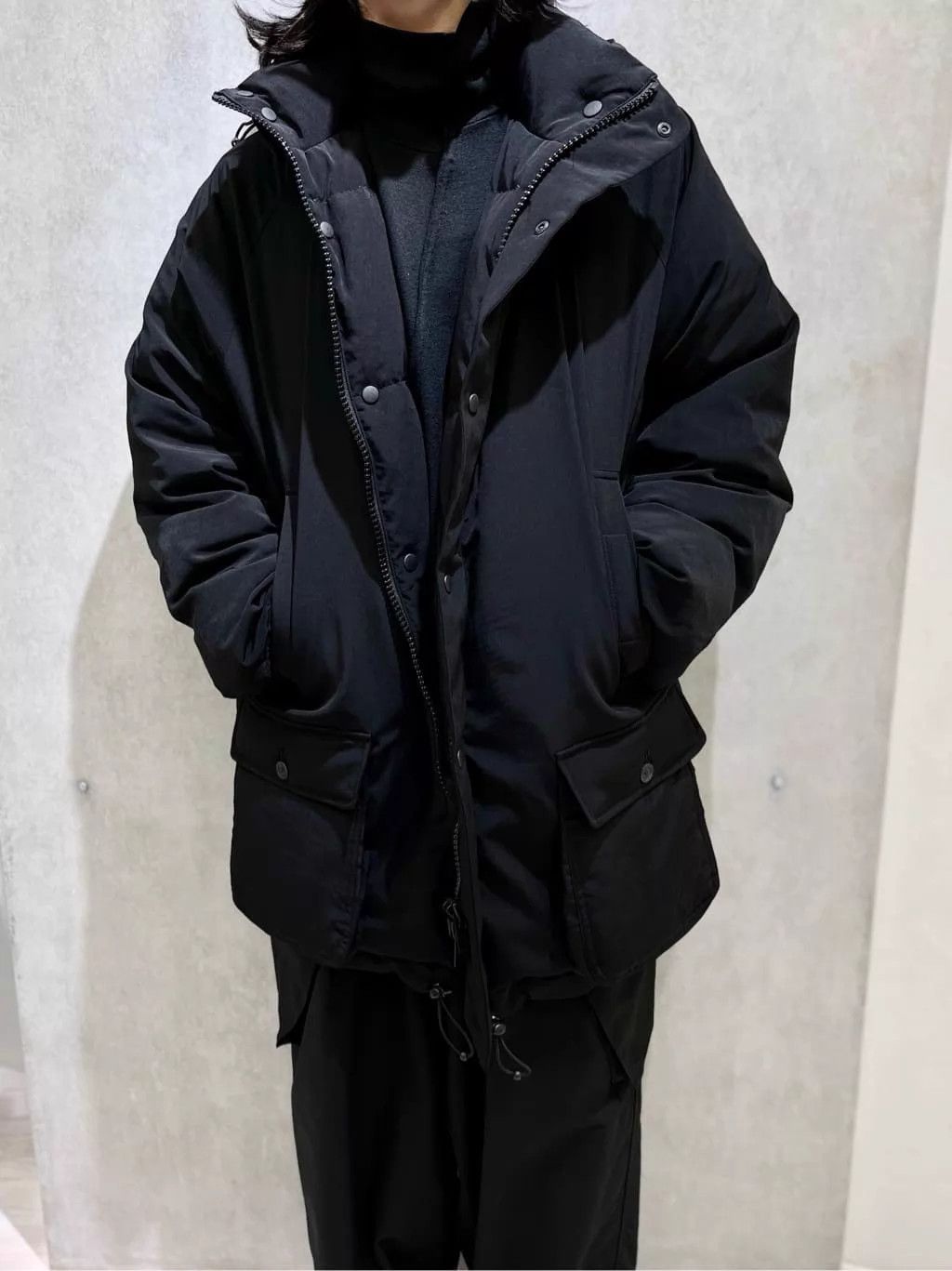 Yohji Yamamoto Yohji Yamamoto 19AW Removable Hood Down Jacket Black Size US M / EU 48-50 / 2 - 3 Thumbnail
