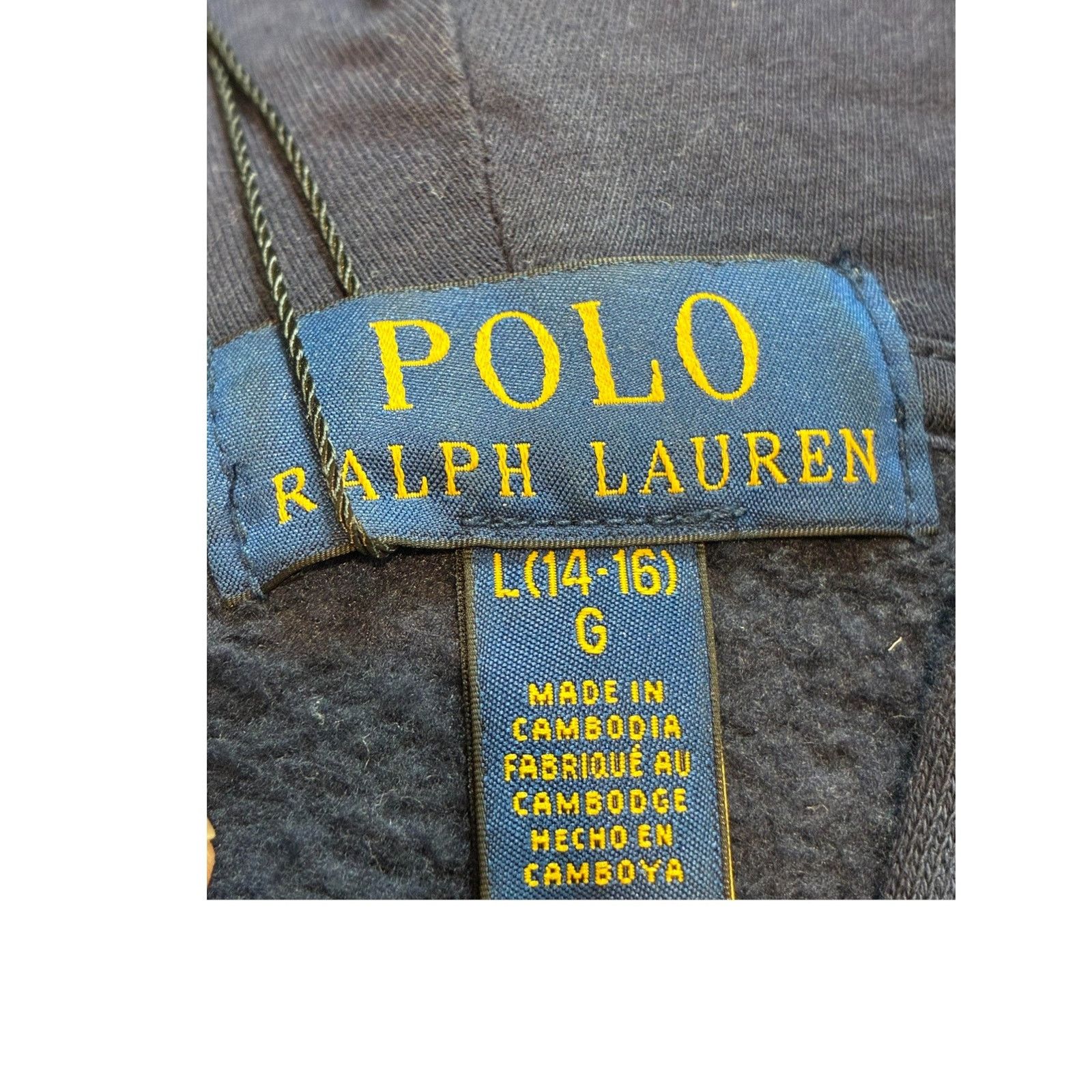 Polo Ralph Lauren Polo Ralph Lauren Navy & Red Zip Up Hoodie Size US L / EU 52-54 / 3 - 2 Thumbnail