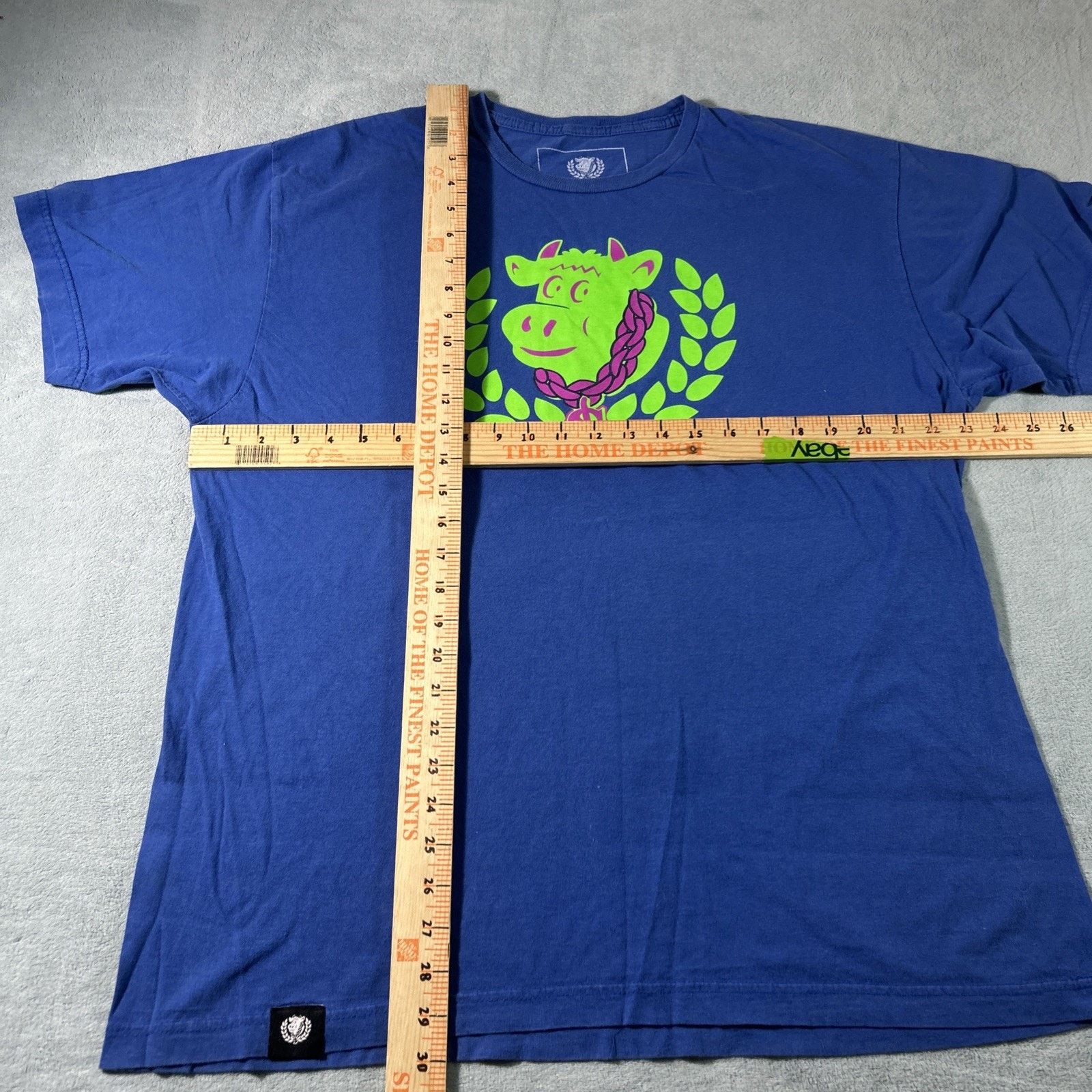 Southpole Milk Money Limited Shirt Mens XL Cow Leaf Reef Designer Size US XL / EU 56 / 4 - 6 Thumbnail