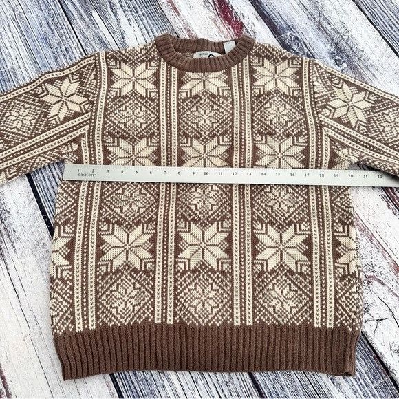 Vintage Vintage “Steep Slopes” Snowflake Sweater Size M / US 6-8 / IT 42-44 - 5 Thumbnail