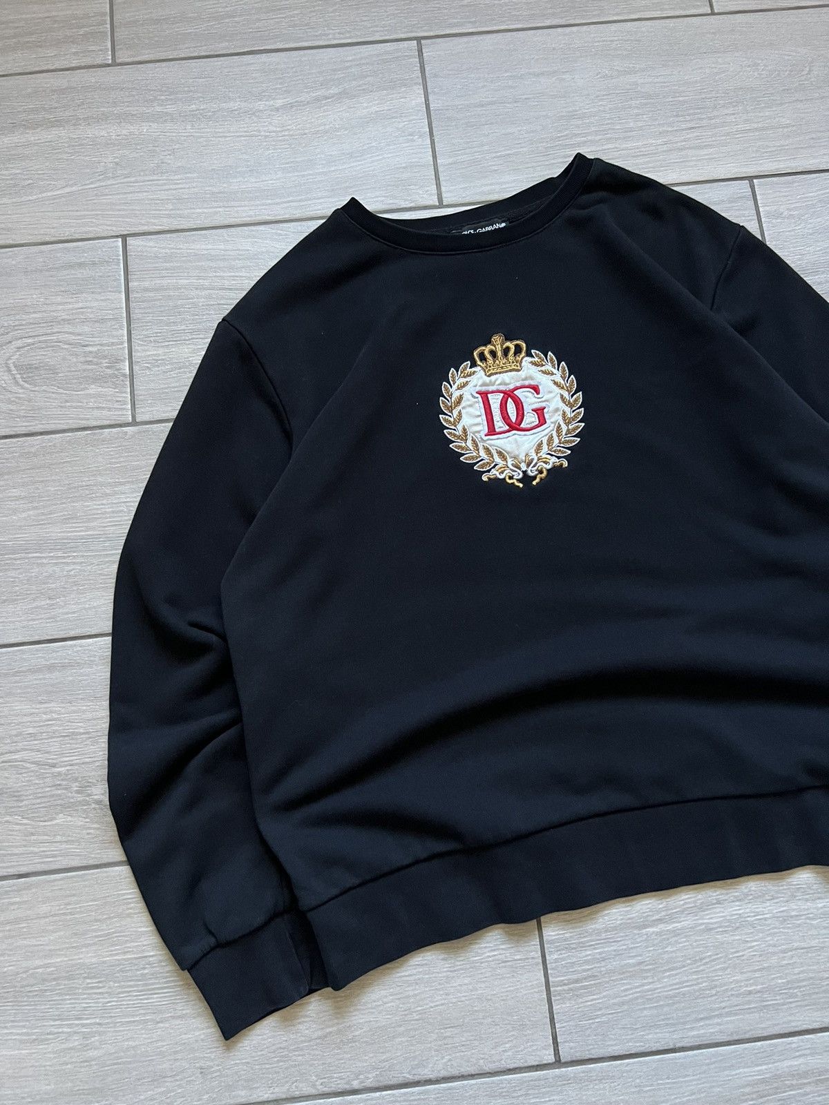 Dolce & Gabbana Rare Dolce & Gabbana Sweatshirt Big Logo Milano Size US XL / EU 56 / 4 - 3 Thumbnail