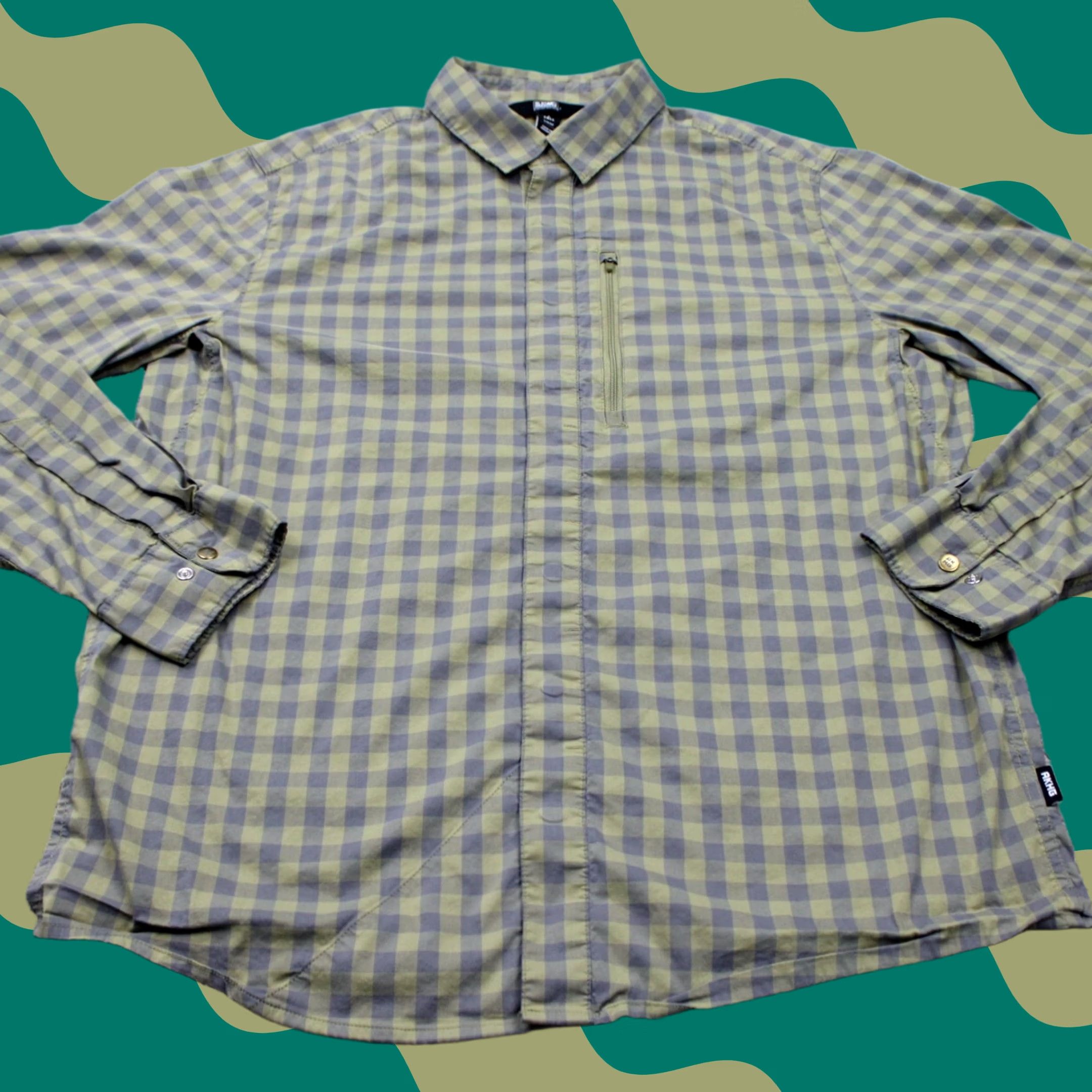 Vintage Alaskan Hardgear by Duluth Shirt Mens Large Green Slim Fit L/S Button-Up Plaid Outdoor Casual Workwear Long Sleeve Mens Size US L / EU 52-54 / 3 - 1 Thumbnail
