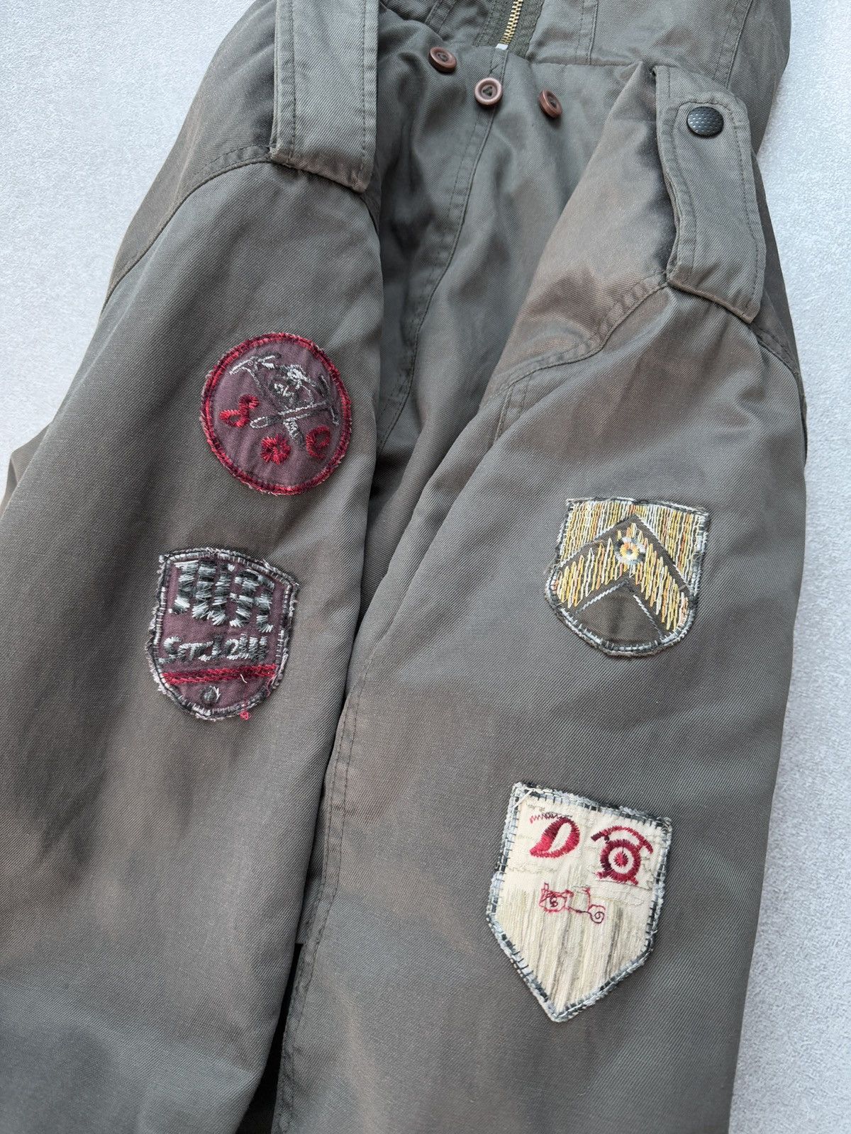 Diesel Diesel Parka Jacket Faux Fur Y2K Hood Military Alaska Style Size US L / EU 52-54 / 3 - 15 Thumbnail