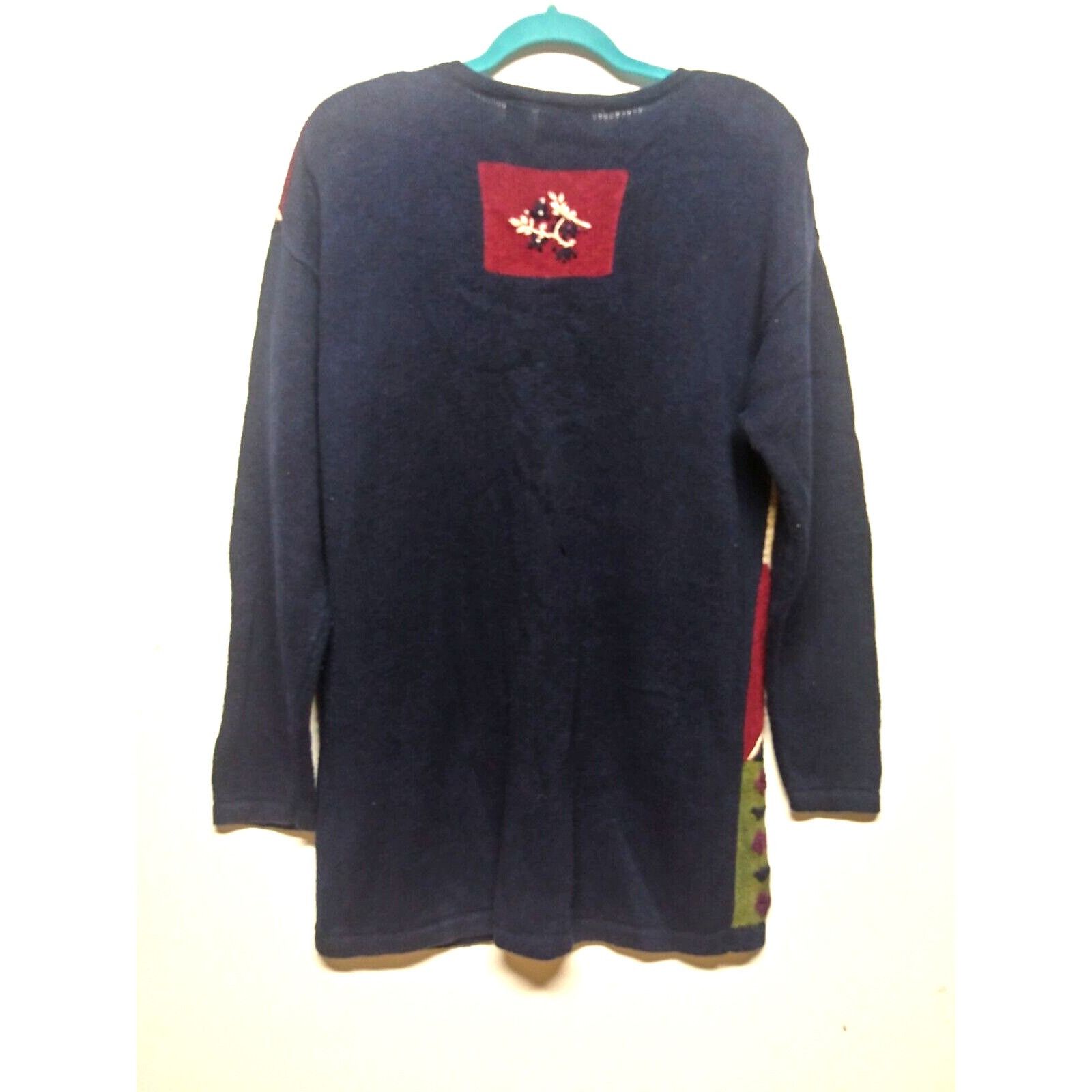 Other VTG Paul Harris Sweater Sz L Grandma Granny embroidered Farm Size L / US 10 / IT 46 - 7 Thumbnail