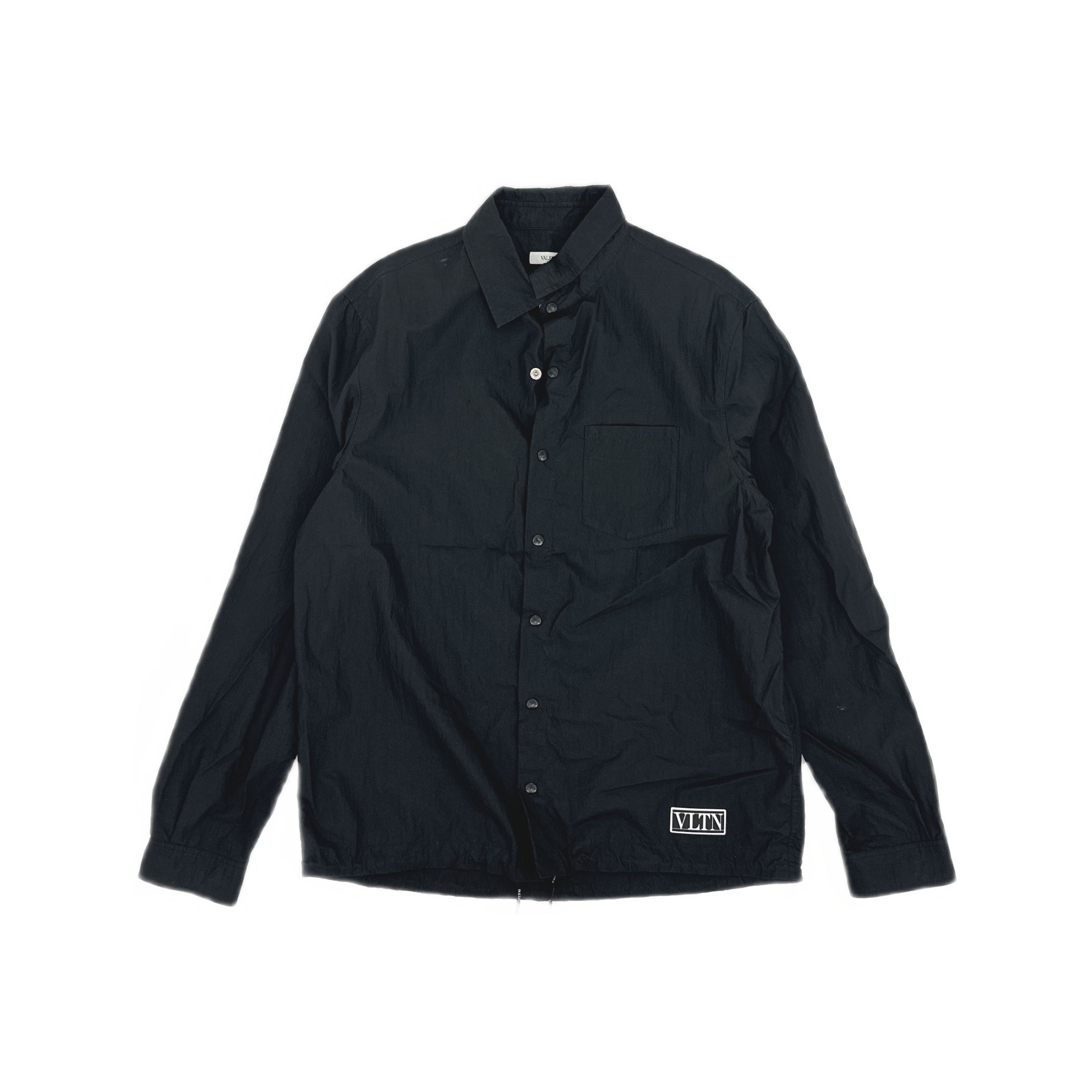 Valentino Valentino VLTN Logo Patch Button Up Shirt US L Size US L / EU 52-54 / 3 - 1 Thumbnail