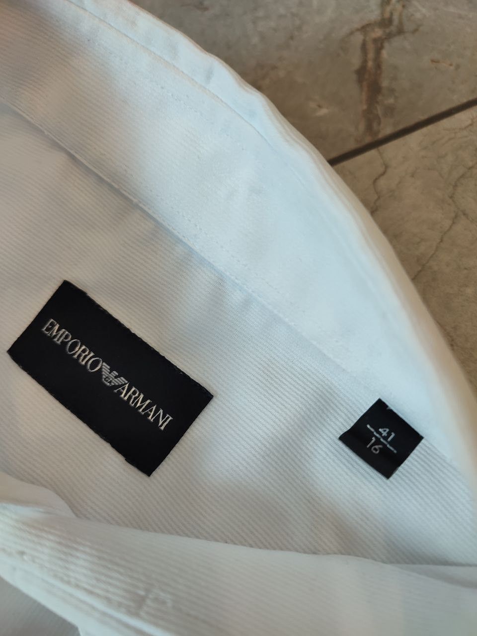 Emporio Armani White classic Shirt Emporio Armani Size L Size US L / EU 52-54 / 3 - 6 Thumbnail