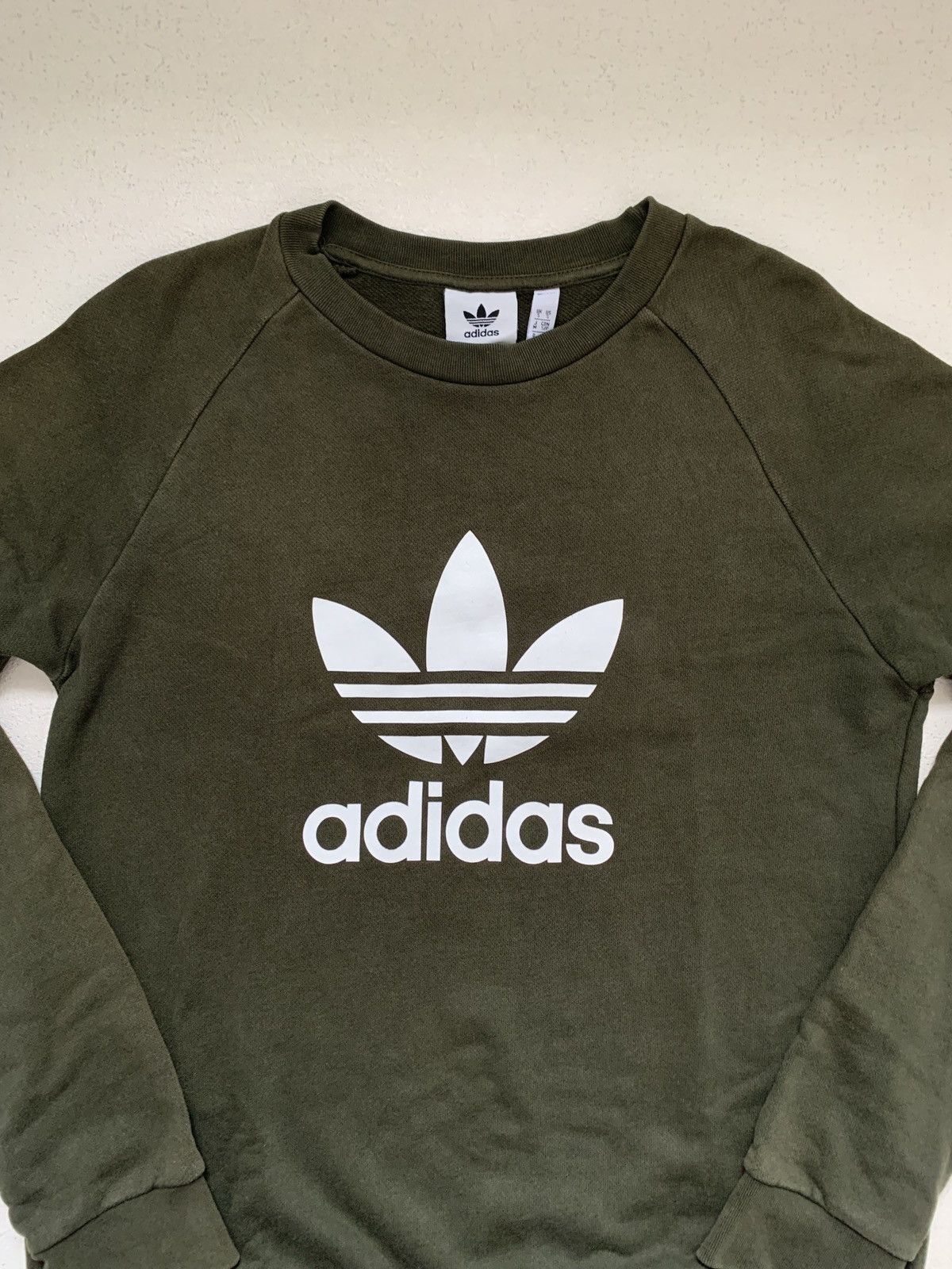 Adidas Adidas Originals Trefoil Crewneck Green Size US S / EU 44-46 / 1 - 2 Thumbnail