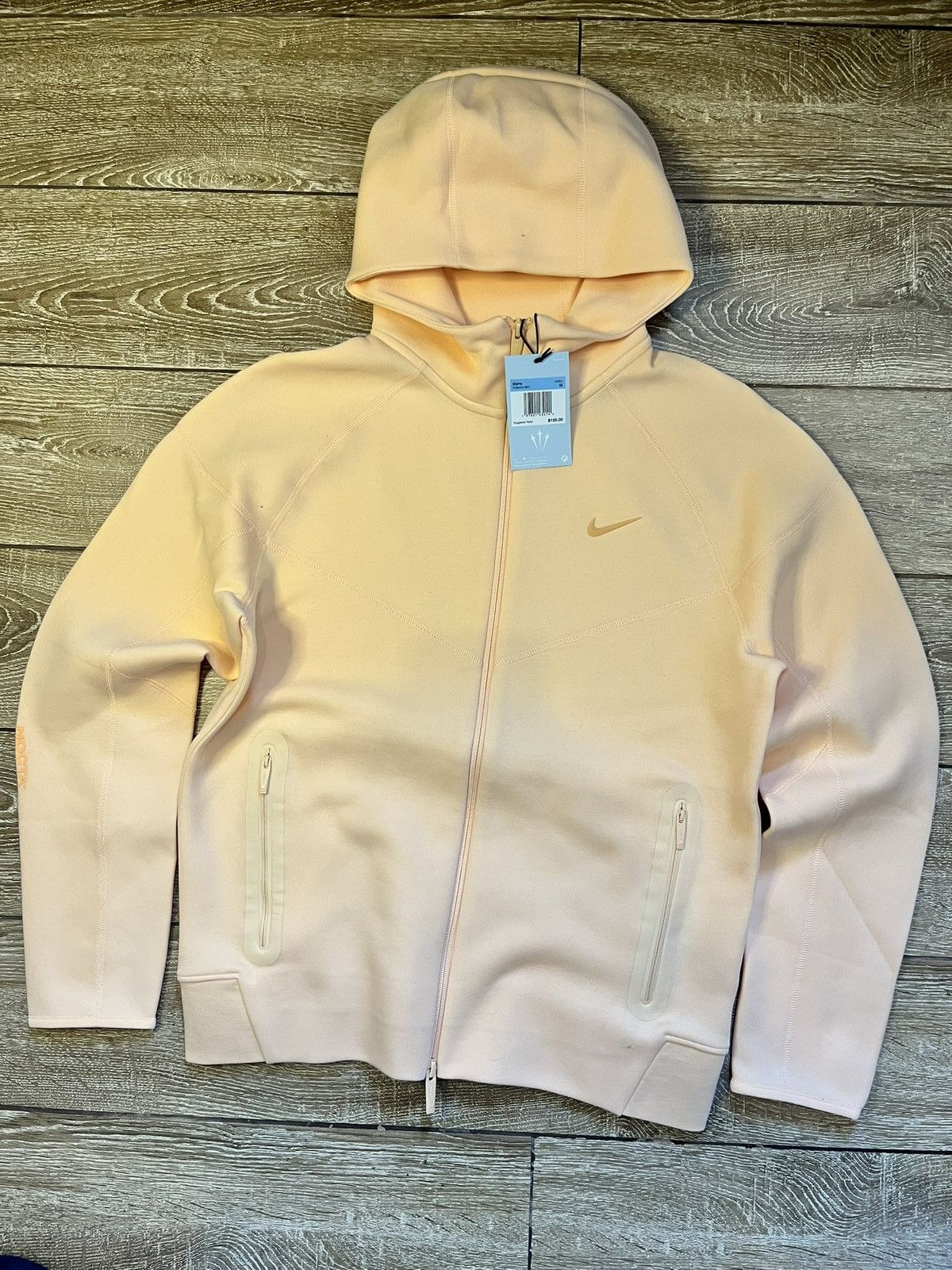 NOCTA × Nike Nike x Nocta Tech Fleece Zip Peach Size US M / EU 48-50 / 2 - 1 Thumbnail