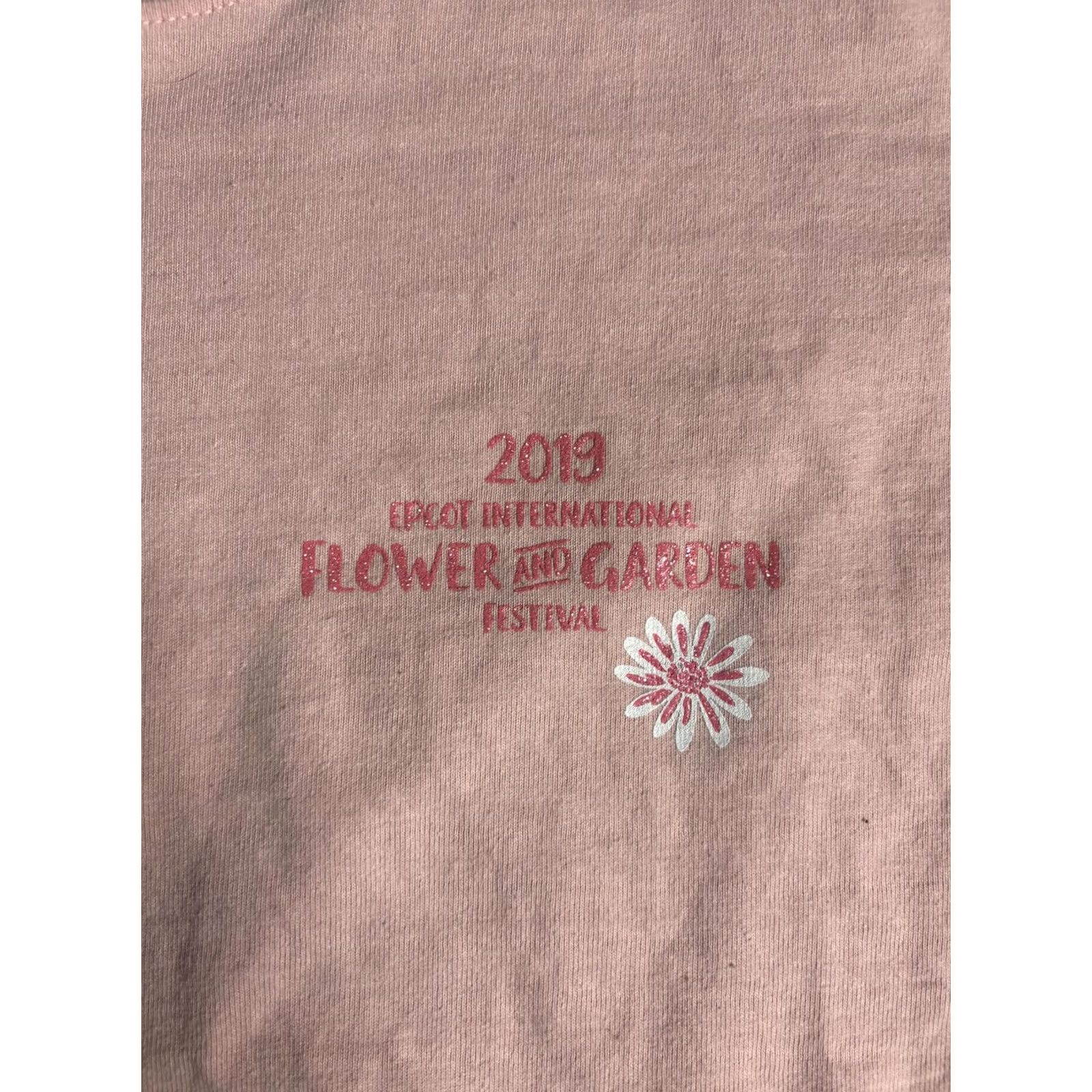 Disney Disney Parks Spirit Jersey Shirt Womens L Pink Minnie Garden Party Epcot Size L / US 10 / IT 46 - 4 Thumbnail