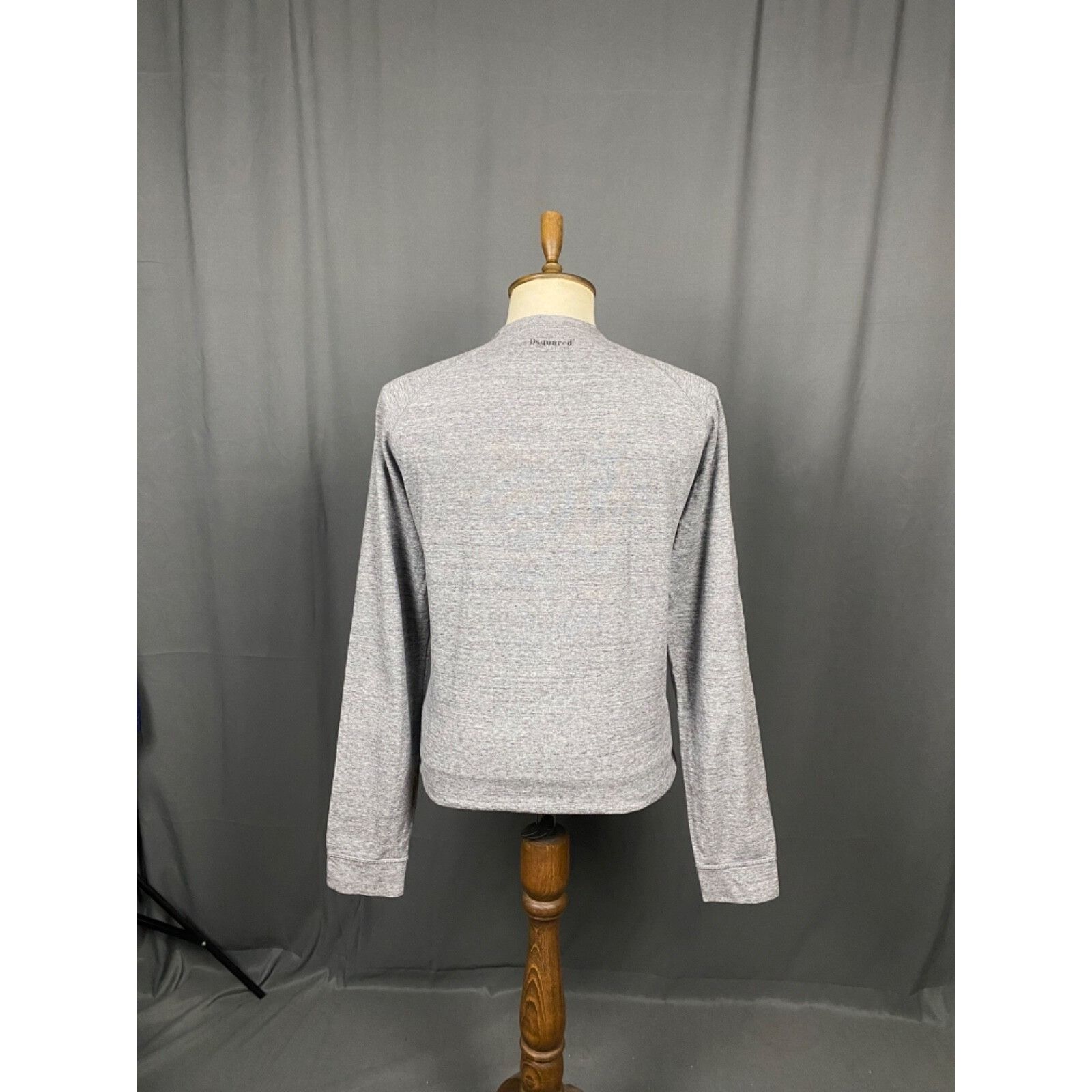 Dsquared2 Dsquared2 Born to Ride Men's Gray Crewneck Sweatershit Sweat Size US XL / EU 56 / 4 - 7 Thumbnail