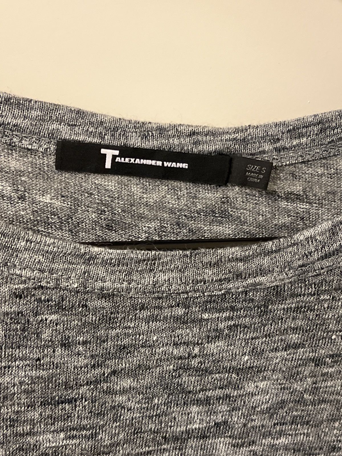 Alexander Wang × T by Alexander Wang T by Alexander Wang sz Small Linen Crewneck Tee Size US S / EU 44-46 / 1 - 3 Thumbnail