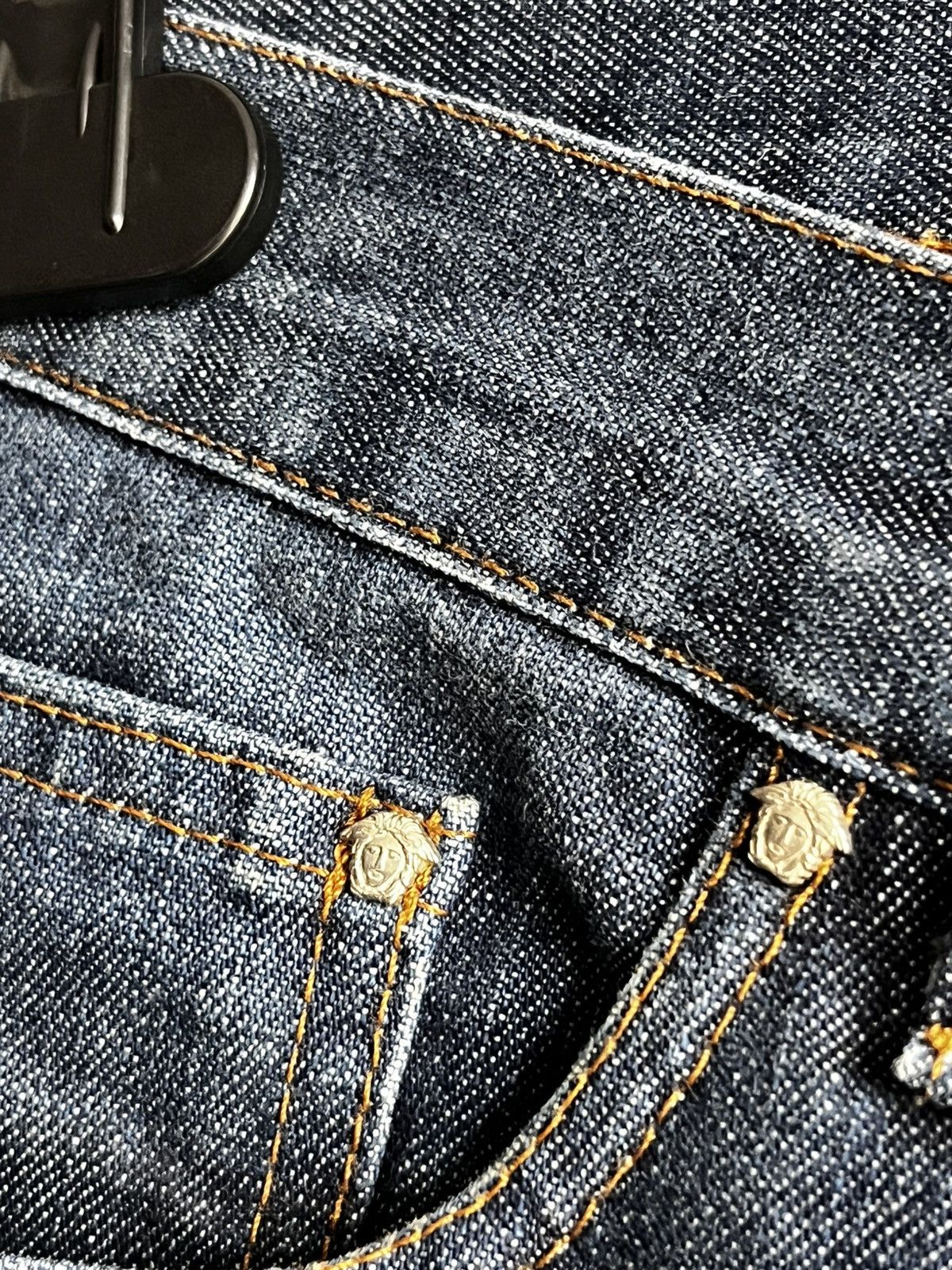 Versace × Versace Jeans Couture Versace jeans straight 34 navy blue Size US 34 / EU 50 - 6 Thumbnail