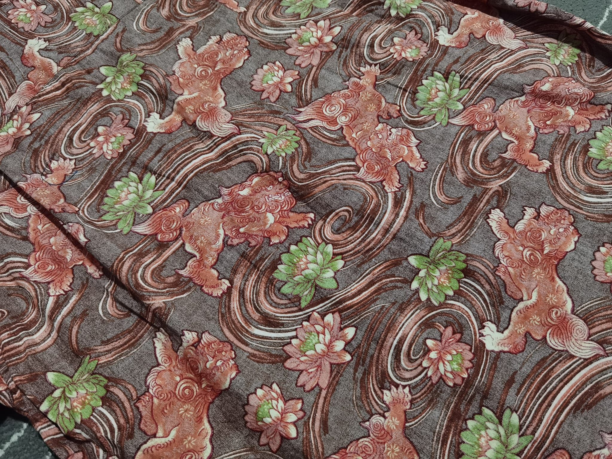 Japanese Brand Full print hawaii Japanese traditional lions S 2141 Size US S / EU 44-46 / 1 - 10 Thumbnail