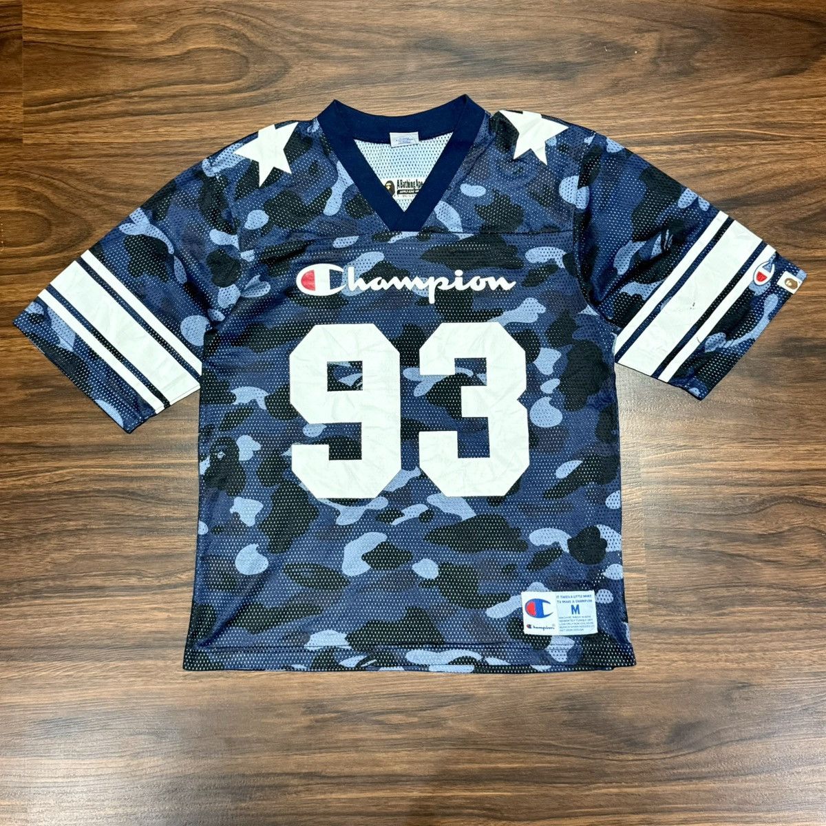 Bape 2017 BAPE x CHAMPION #93 JERSEY Size US M / EU 48-50 / 2 - 1 Thumbnail