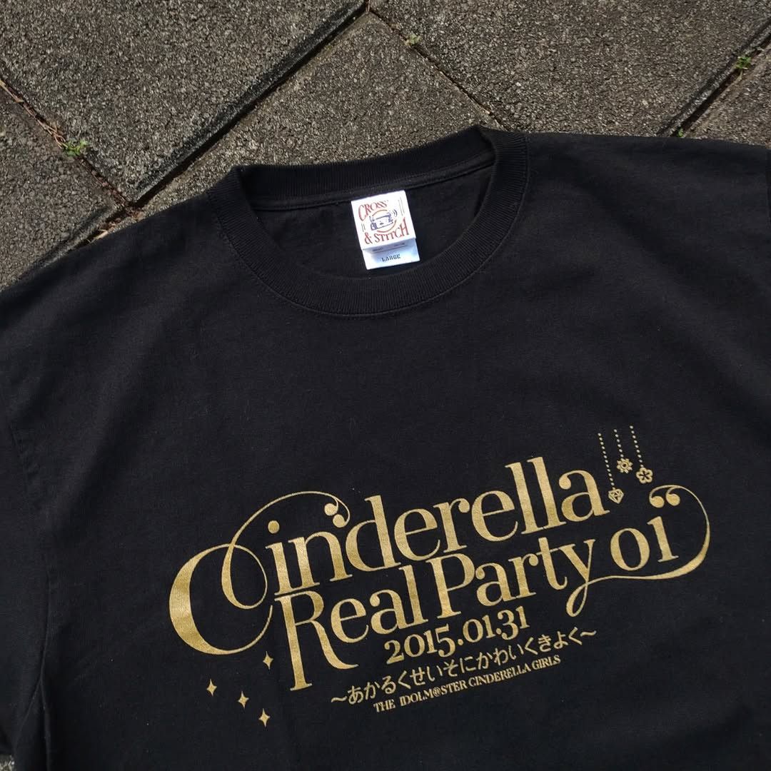 Anime Idolmaster Cinderella Girls Live 2015 Tee Size US L / EU 52-54 / 3 - 4 Thumbnail