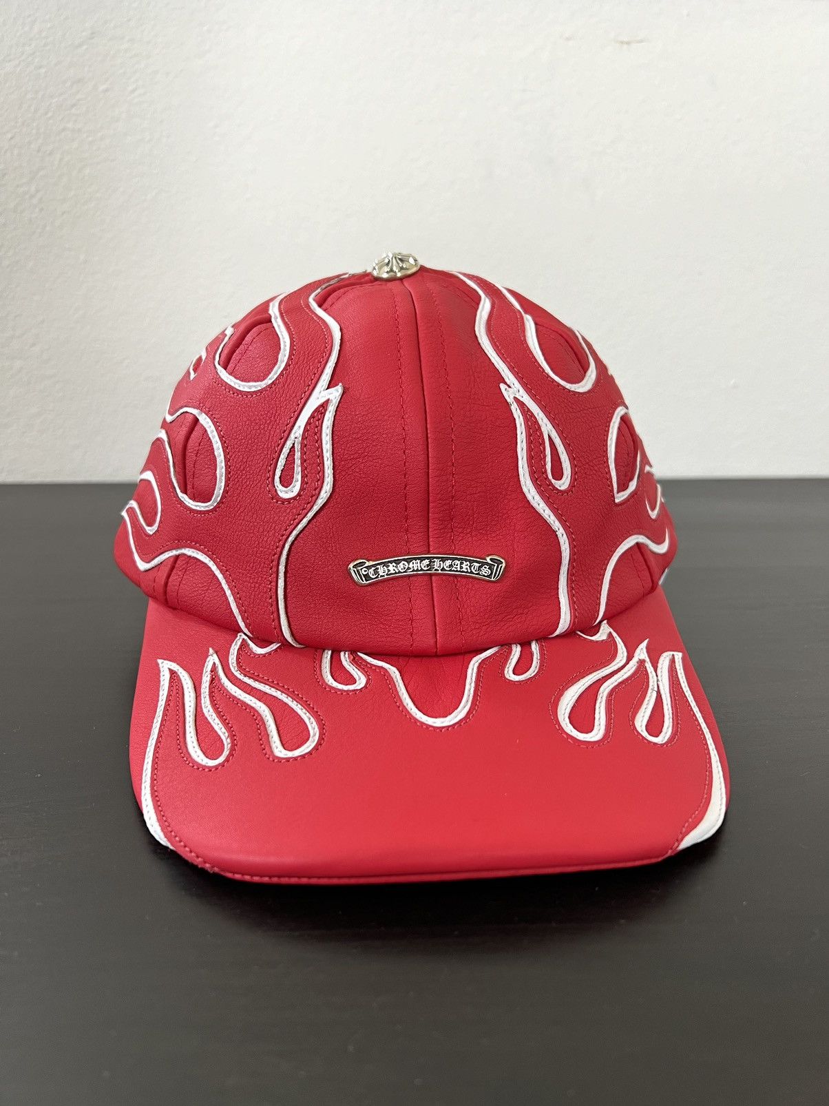 Chrome Hearts Chrome Hearts Leather Flame Hat Size ONE SIZE - 2 Thumbnail