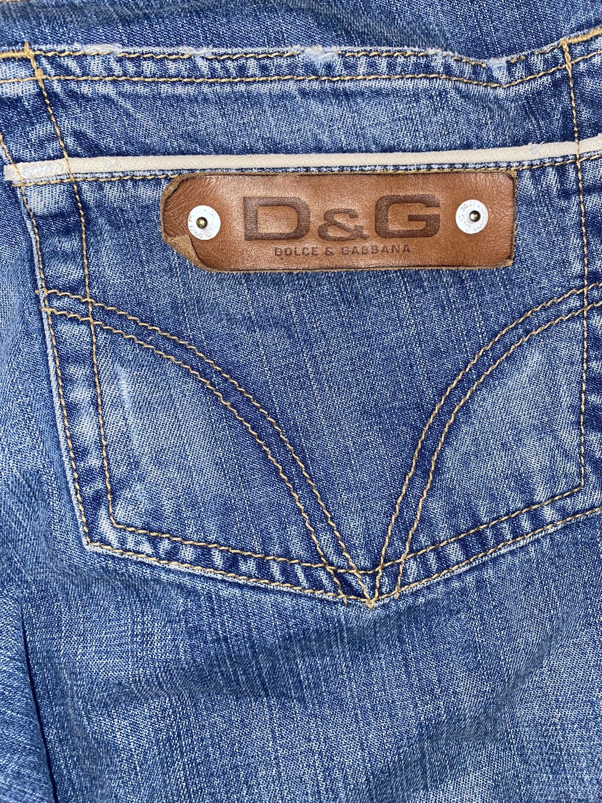 Dolce & Gabbana Dolce & Gabbana distressed printed jeans Size US 30 / EU 46 - 4 Thumbnail
