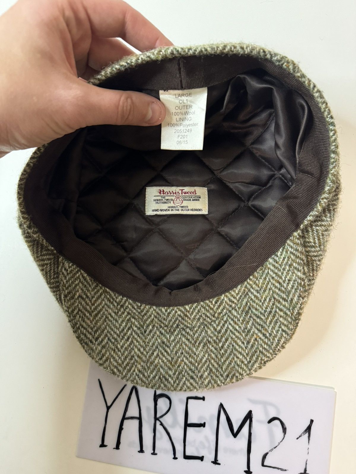 Harris Tweed Harris Tweed vintage cap hat Size ONE SIZE - 4 Thumbnail