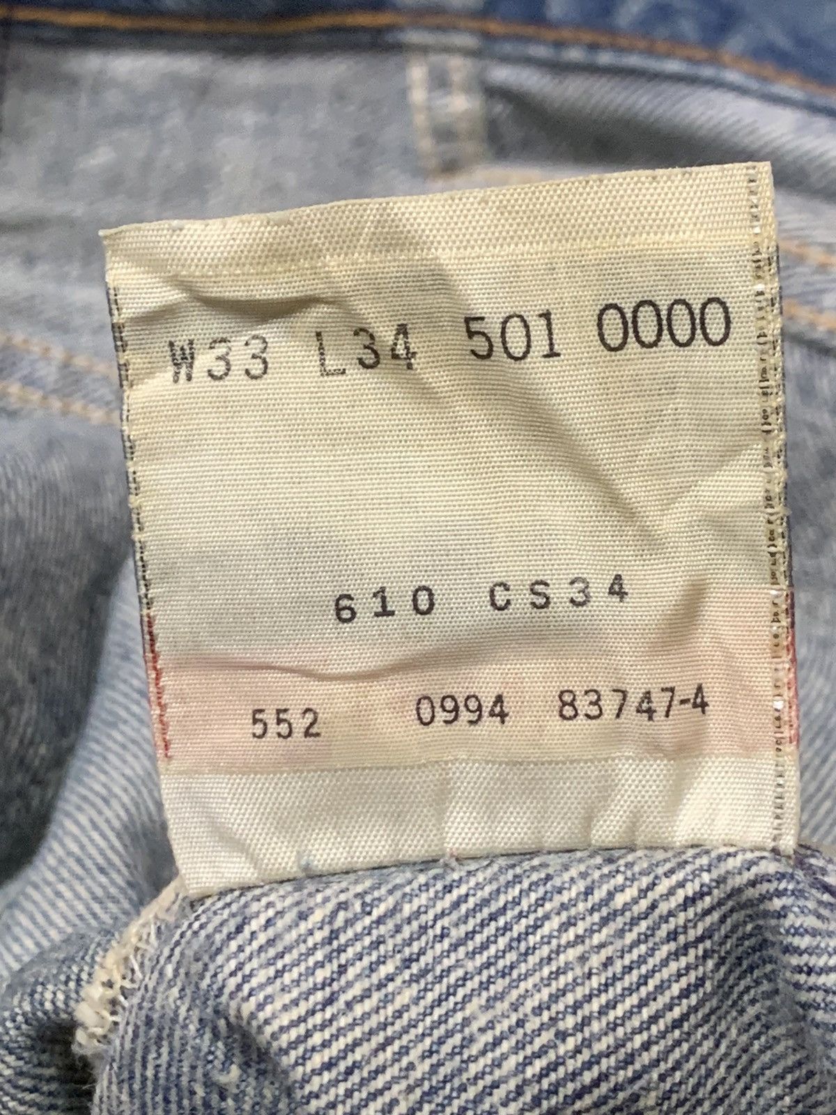 Levi's Vintage Clothing Rare Design Vintage Levi’s 501xx Distressed Denim Size US 32 / EU 48 - 7 Thumbnail