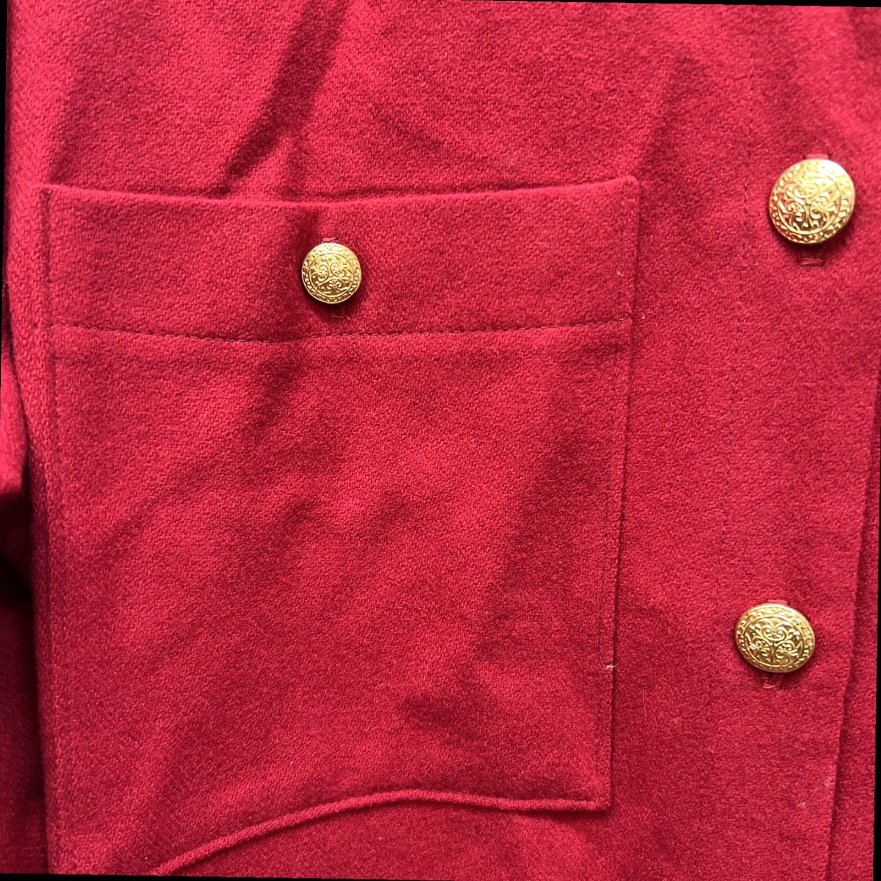 Vintage VINTAGE L.L. Bean Red Wool Button Up Sweater Coat Womens Large Size L / US 10 / IT 46 - 2 Thumbnail