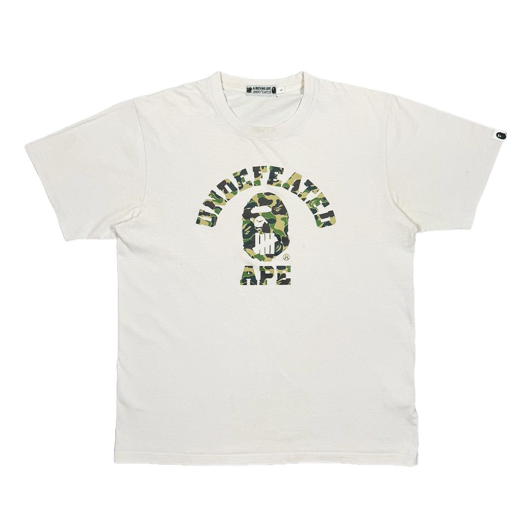 Bape × Undefeated Bape X Undefeated - ABC College Tee - White - L Size US L / EU 52-54 / 3 - 1 Thumbnail